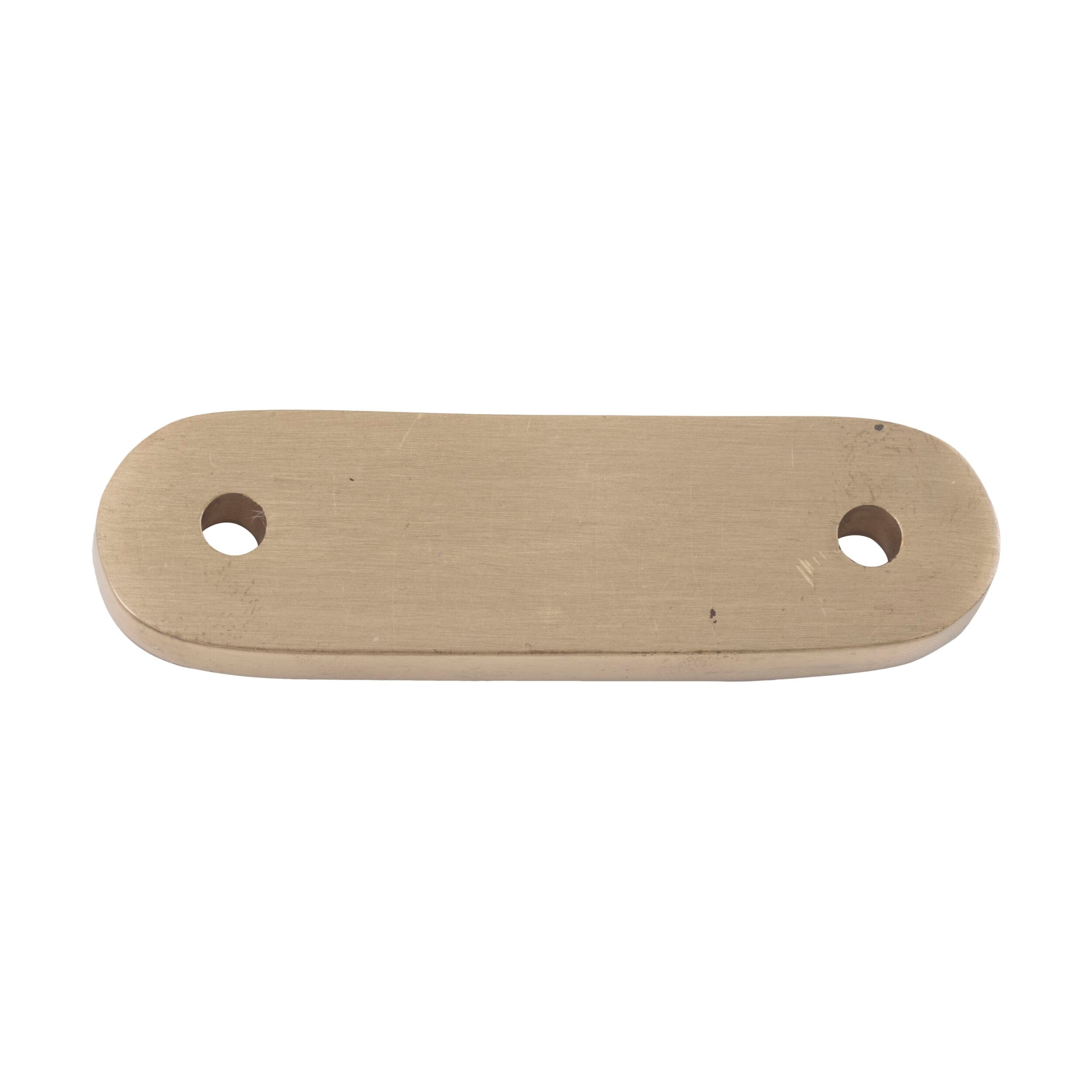 1736 Casement Fastener Spacer - Teardrop Design in Polished Brass - 6mm Thickness - Perfect for Window Hardware and Door Locks Installation