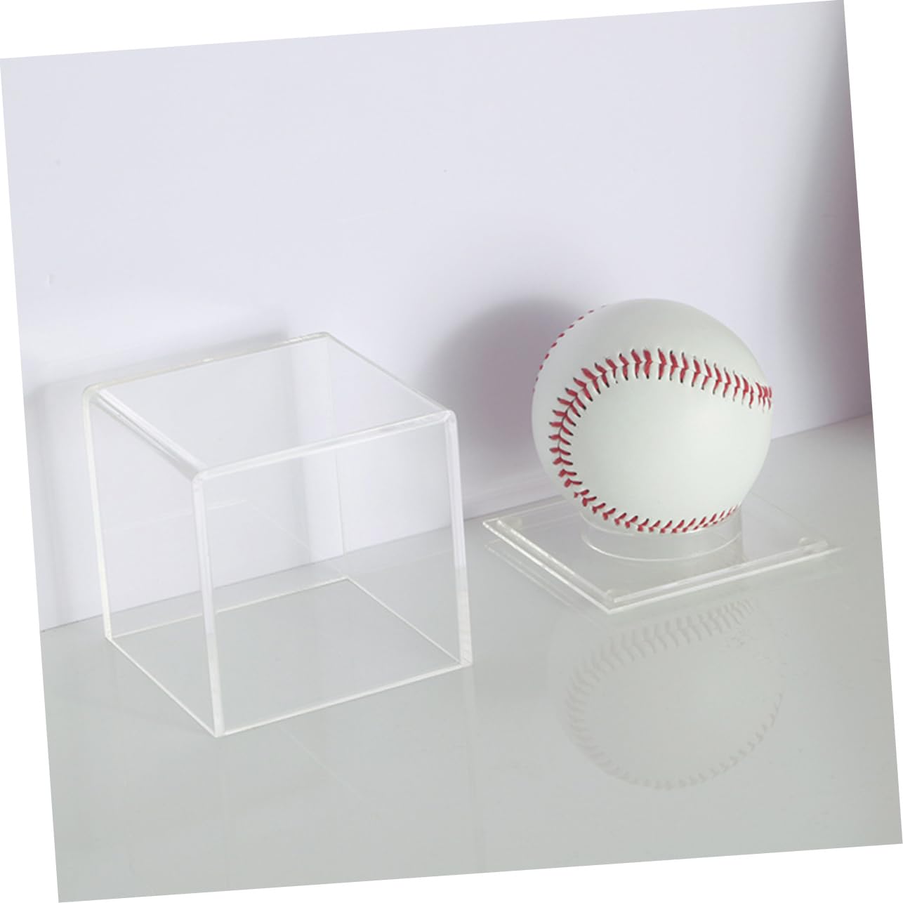 Toddmomy 5-Piece Clear Acrylic Display Case Set - Baseball Card & Sample Container Boxes for Collectibles Showcase - Perfect for Sports Memorabilia, Jewelry, and Small Item Organization