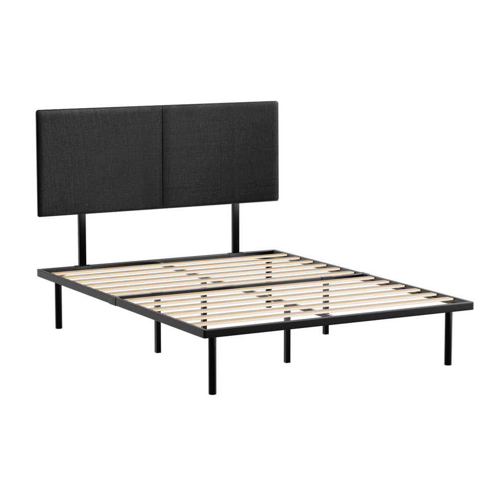 Queen Size Metal Bed Frame - Sturdy & Durable Platform Bed Base with Noise-Free Support, Easy Assembly - Perfect for Modern Bedrooms, Guest Rooms & Apartments