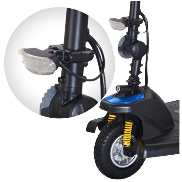 Golden Technologies Buzzaround XLS HD 3-Wheel Travel Mobility Scooter - Lightweight Folding Electric Scooter for Adults & Seniors - Perfect for Shopping, Travel & Outdoor Activities (Model GB121B SHZ)