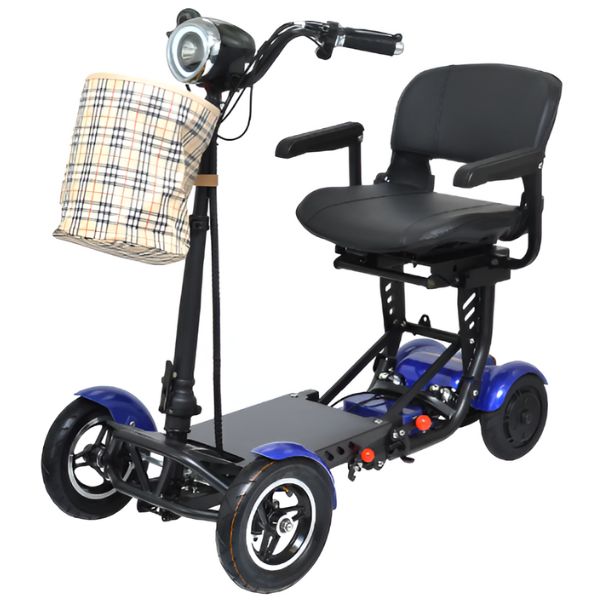 ComfyGo MS 3000 Foldable Mobility Scooter for Adults - Lightweight Electric Wheelchair with Long Battery Life - Perfect for Travel, Shopping & Outdoor Activities