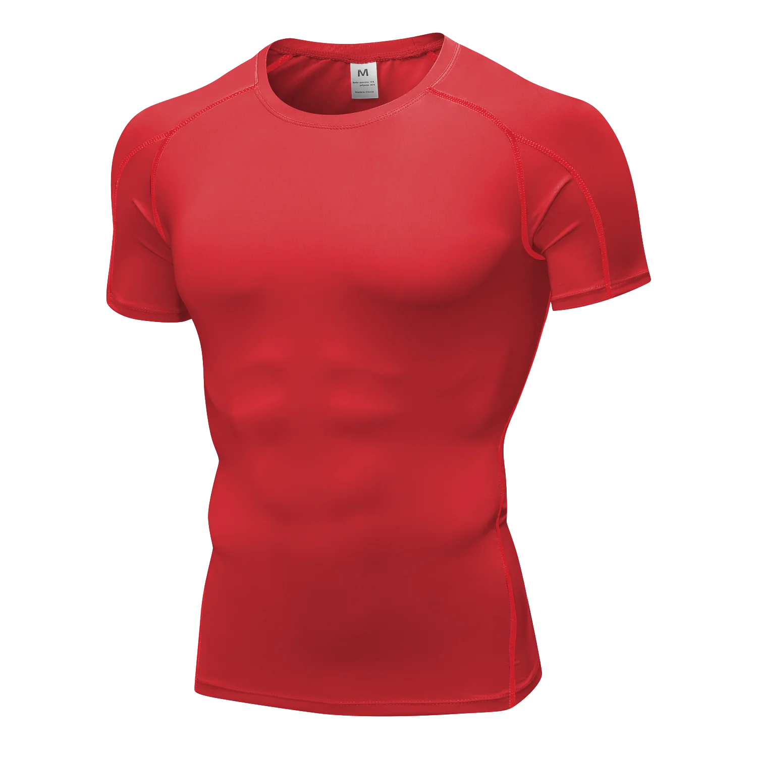 Quick Dry Running Shirt for Men - Moisture Wicking Fitness & Gym Workout T-Shirt - Breathable Short Sleeve Compression Top for Bodybuilding, Jogging & Training - Ideal for Sports, Exercise & Active Lifestyle