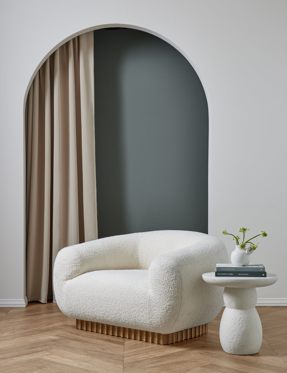 Sarah Sherman Samuel Billow Lounge Chair - Modern Comfortable Accent Chair for Living Room, Bedroom & Office - Perfect for Relaxing, Reading & Lounging