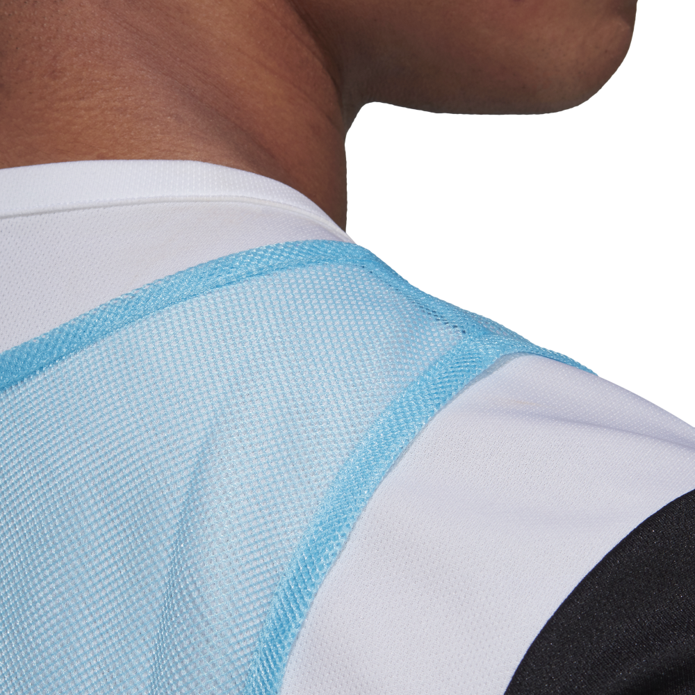 Adidas TRG 14 Training Bib - Breathable Soccer Practice Vest for Men & Women (Cyan) - Perfect for Team Sports, Gym Workouts & Outdoor Activities