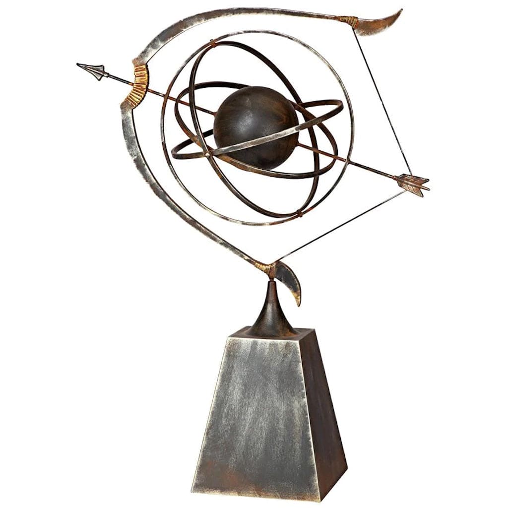 Design Toscano Decorative Metal Celestial Garden Armillary Sphere - Elegant Outdoor Astronomy Decor for Patio, Garden, and Backyard