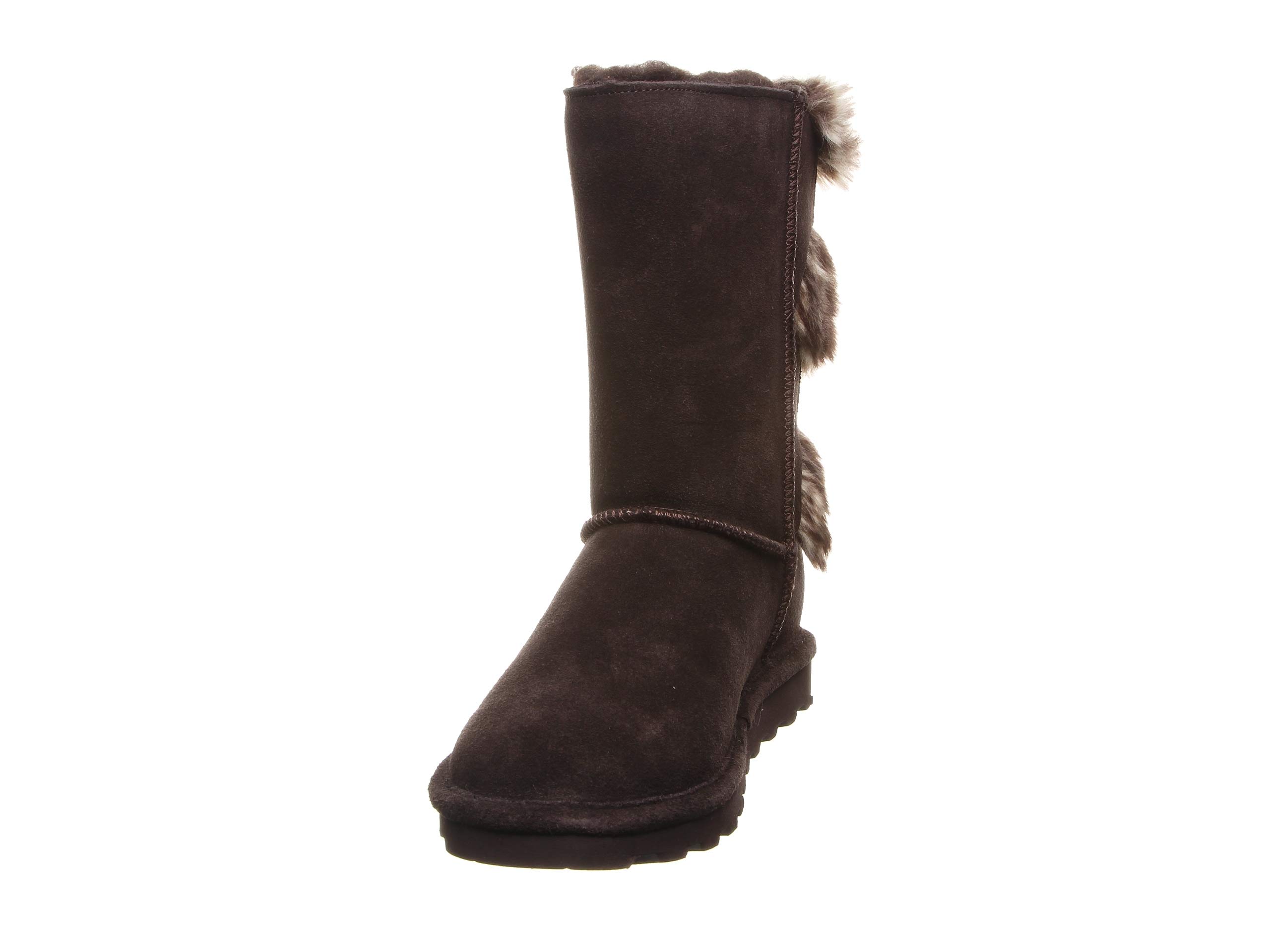 BEARPAW Women's Eloise Suede Slip-On Winter Boots - Comfortable & Warm, Multiple Colors Available | Perfect for Casual Outings, Snow Days & Cozy Indoor Wear