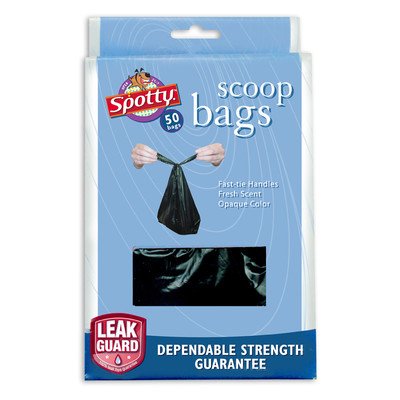 Biodegradable Dog Waste Bags with Dispenser Handle - 50 Pack Eco-Friendly Poop Bags for Dogs - Perfect for Walking, Park Visits & Backyard Cleanup