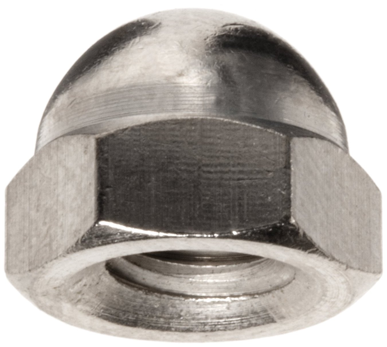 Brass Acorn Nut Nickel Plated - Pack of 10 for Furniture & DIY