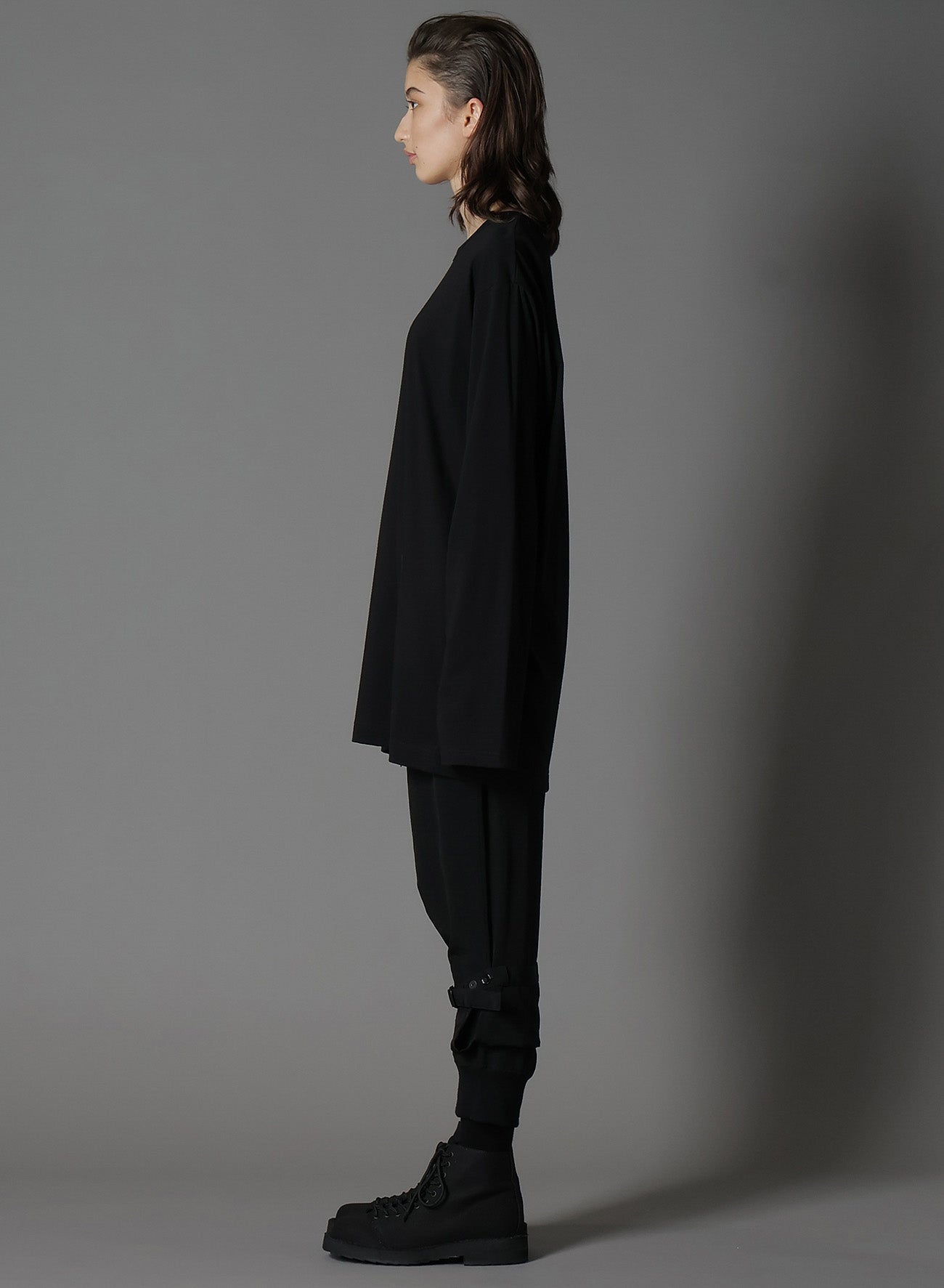 Soft Cotton Jersey Left Zipper Slit T-Shirt for Women - Trendy Casual & Streetwear Style - Perfect for Everyday Wear, Outings & Layering