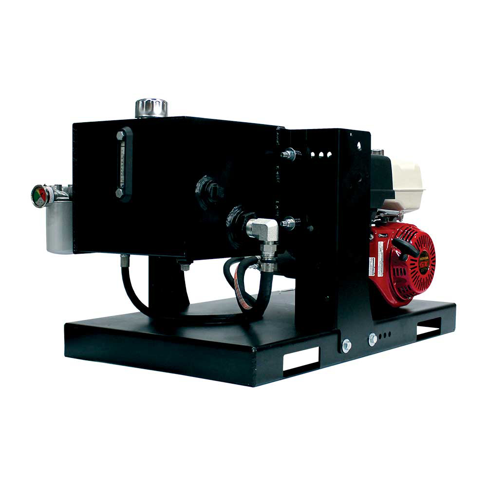 Brave Hydraulic Power Pack Hydra Buddy 2000 PSI 7 GPM with Honda GX390 Engine - Skid Mount HBHS310GX | Heavy-Duty Hydraulic System for Construction, Agriculture & Industrial Applications
