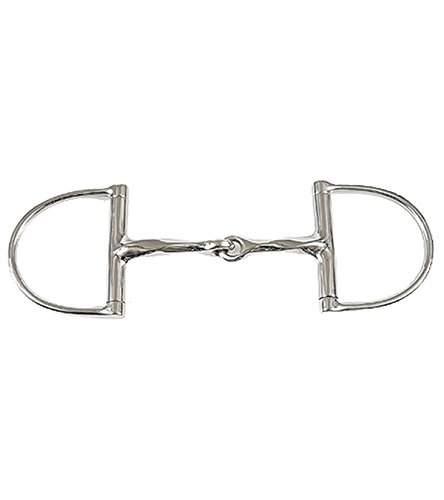 Jacks 1027-5-1-2 Slow Twist Dee Ring Bit - 5.50 Inch Horse Training Bit for Western Riding & Dressage | Perfect for Trail Riding & Show Competitions