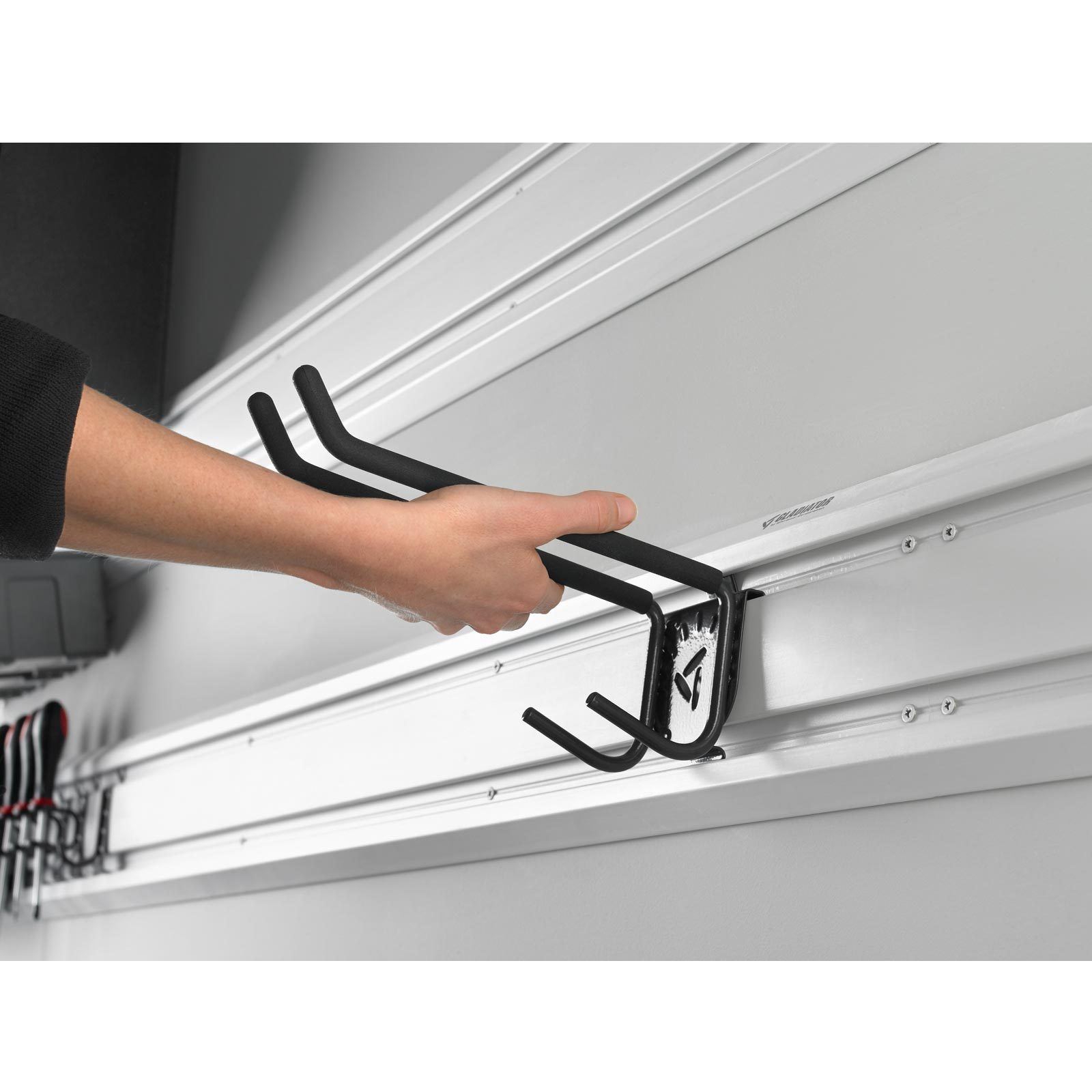 Gladiator GAWUXXTHRH Heavy Duty Tool Hook - Wall Mount Organizer for Garage, Workshop & Storage - Perfect for Hanging Tools, Garden Supplies & Equipment