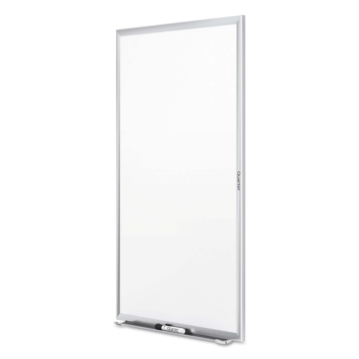 Quartet 4' x 3' Non-Magnetic Dry Erase Whiteboard with Silver Aluminum Frame - Perfect for Office Meetings, Classroom Teaching & Home Organization (Model S534)