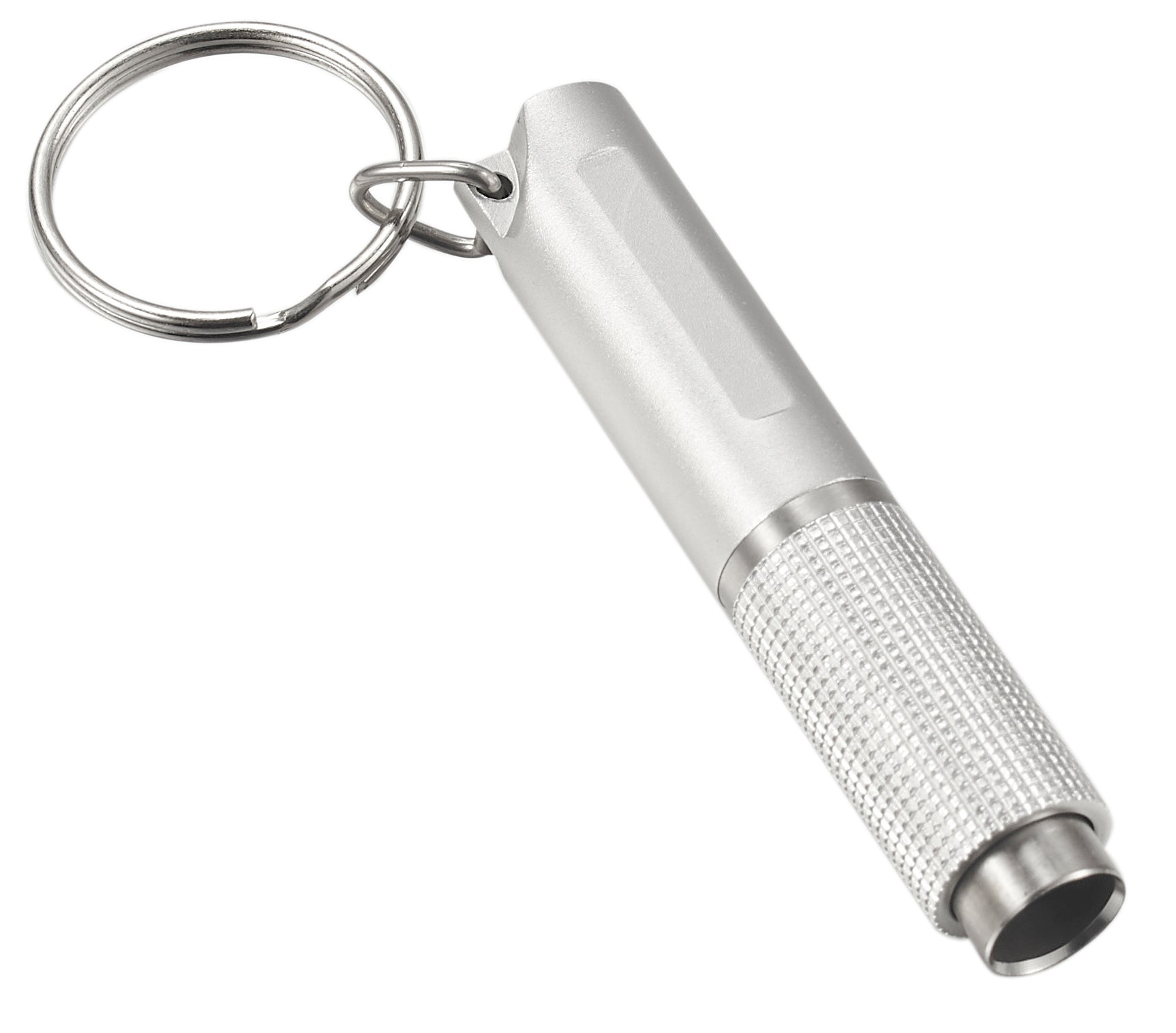 Visol Baton Cigar Punch with Keychain - Silver Stainless Steel Cutter for Cigars | Perfect for Outdoor, Travel & Gifts for Cigar Lovers