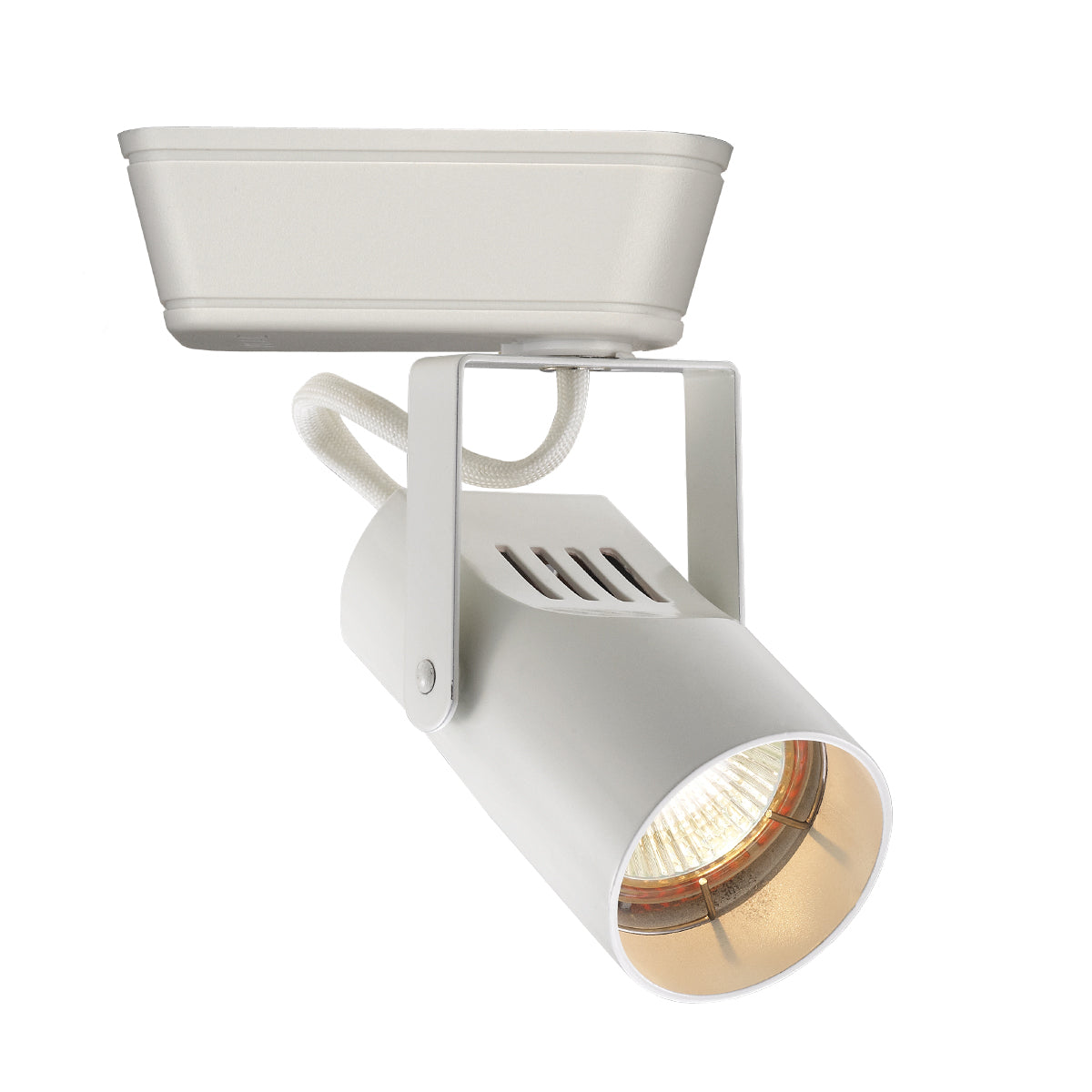 007 One Light Track Head White - Adjustable Modern Ceiling Lighting for Living Room, Kitchen & Bedroom