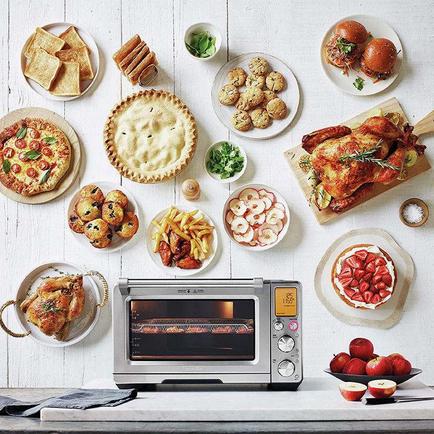Breville Smart Oven Air Fryer Pro - Countertop Convection Oven with Air Frying, Baking, Roasting & Toasting | Perfect for Small Kitchens, Apartments & Quick Meals
