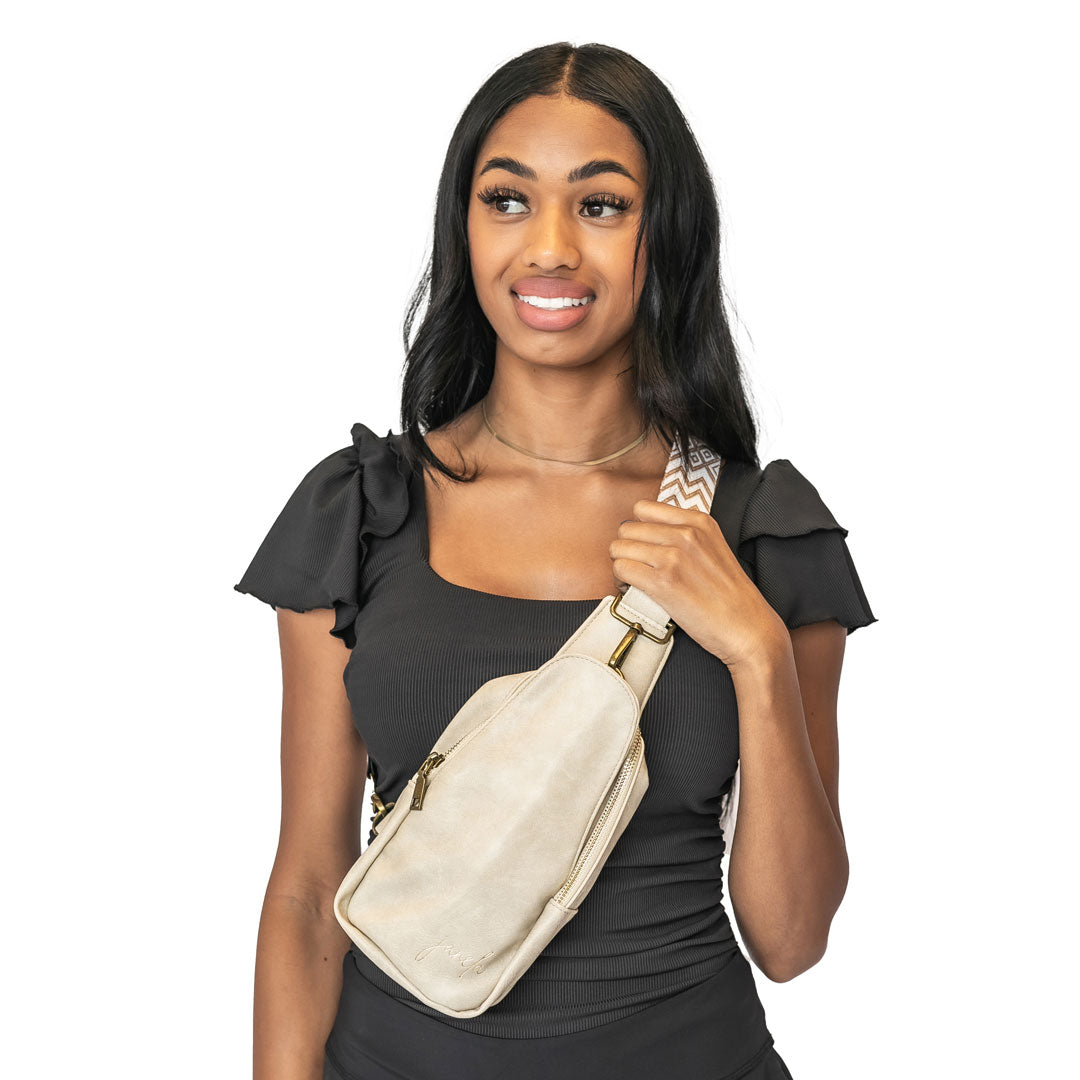 Lightweight Travel Sling Bag for Men & Women - Waterproof Crossbody Shoulder Bag with USB Charging Port - Perfect for Hiking, Commuting & Air Travel