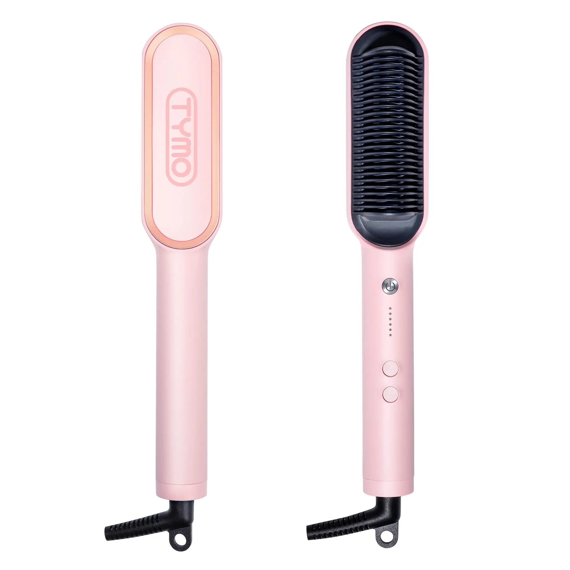 TYMO Ring Hair Curler - Pink, 1 Inch Ceramic Tourmaline Curling Iron for Beach Waves & Loose Curls, Perfect for Home Styling & Travel