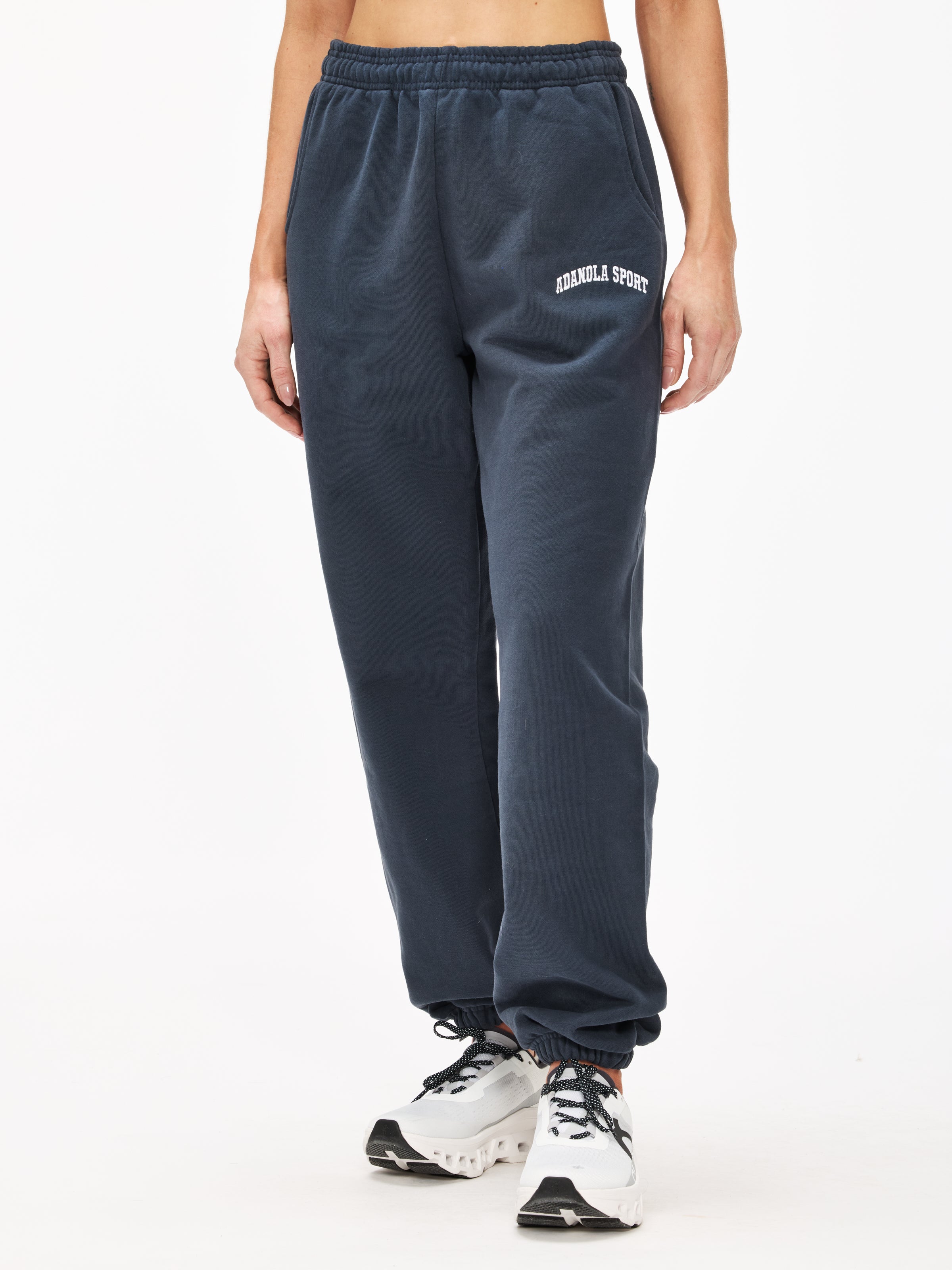 Adanola AS Women's High Waisted Sweatpants - Soft Fleece Joggers for Lounge, Workout & Casual Wear | Comfortable & Stylish Activewear