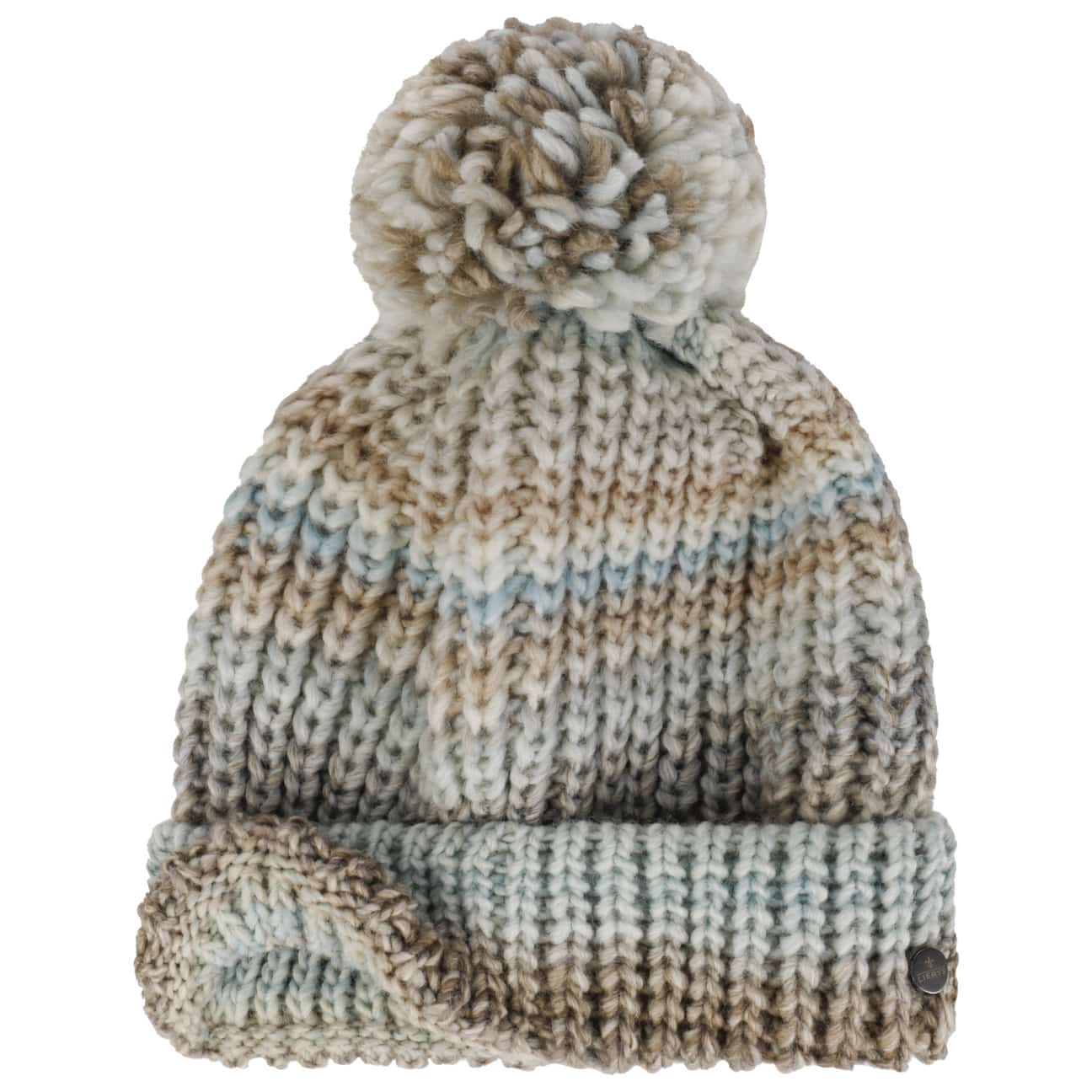 Lierys Finja Bobble Hat - Warm Winter Knit Beanie for Women & Men - Cozy Cable Knit Pom Pom Hat for Cold Weather - Perfect for Skiing, Snowboarding & Outdoor Activities