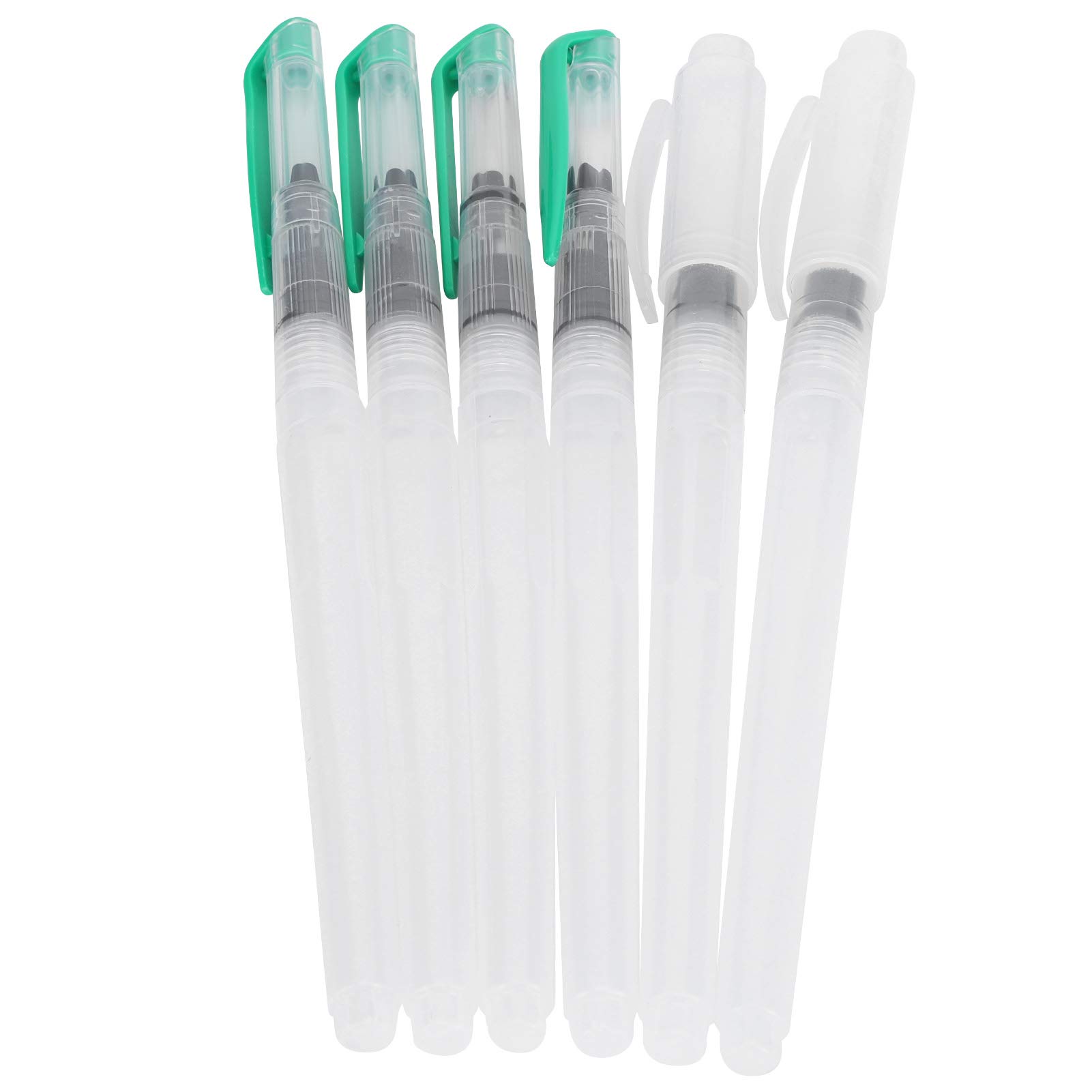Blending Brush Pens Set of 6 - Water Storage Brush for Painting, Multifunctional Art Tools for Watercolor, Calligraphy, and Sketching