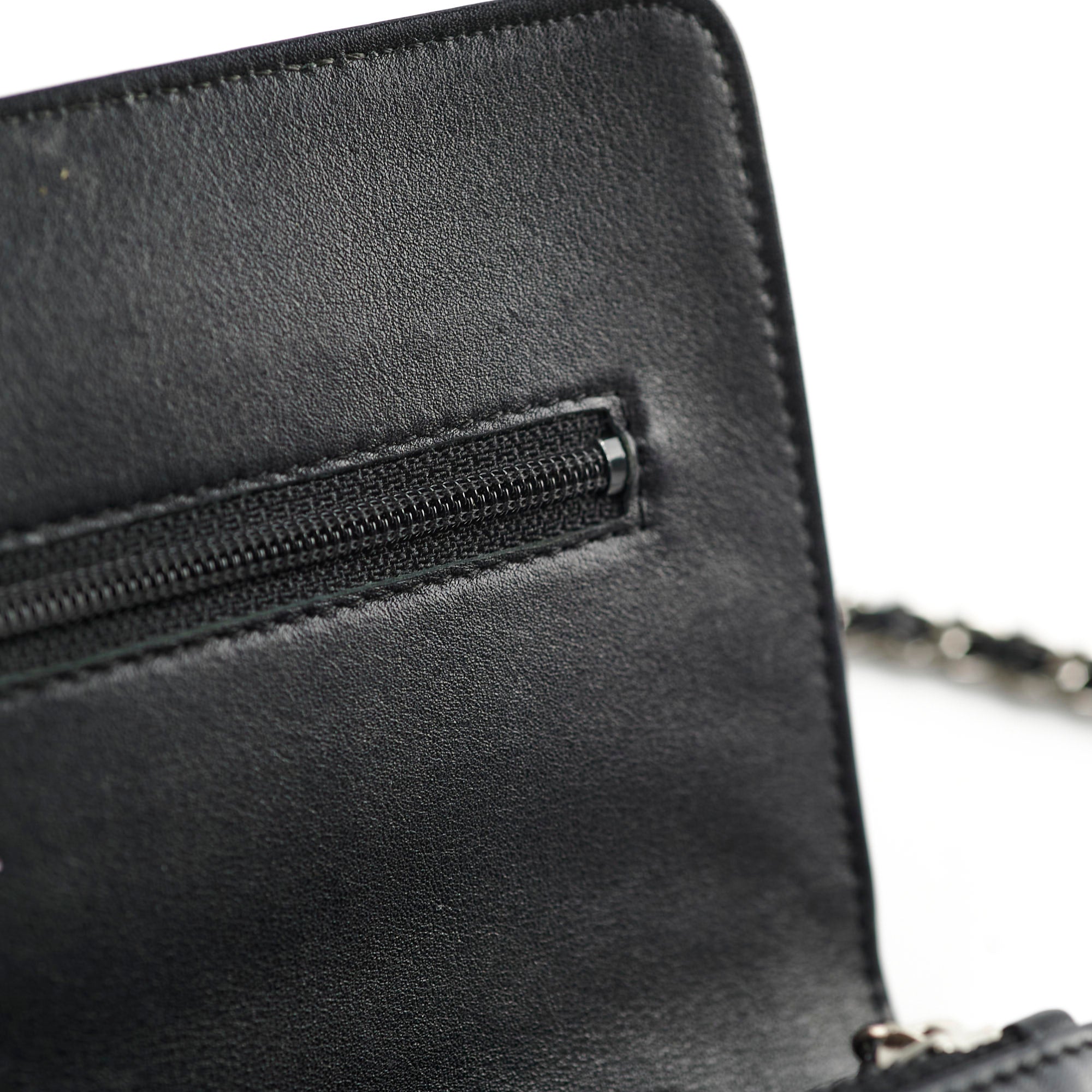 Chanel CC Logo Wallet on Chain WOC Black Crossbody Bag - Luxury Designer Handbag for Women | Perfect for Evening Parties, Date Nights & Special Occasions