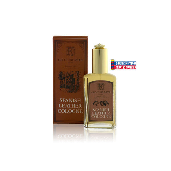 Geo F Trumper Spanish Leather Cologne for Men – Classic Luxury Eau de Cologne with Rich Leather Scent – Perfect for Date Nights, Business Meetings & Special Occasions