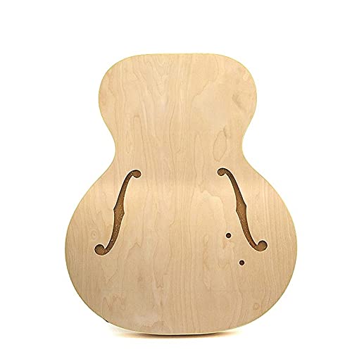 DIY Electric Jazz Guitar Kit with Maple Plywood Back & Side Panels - Perfect for Beginners, Hobbyists & Music Lovers (Great for Home Projects, Gifts & Music Education)