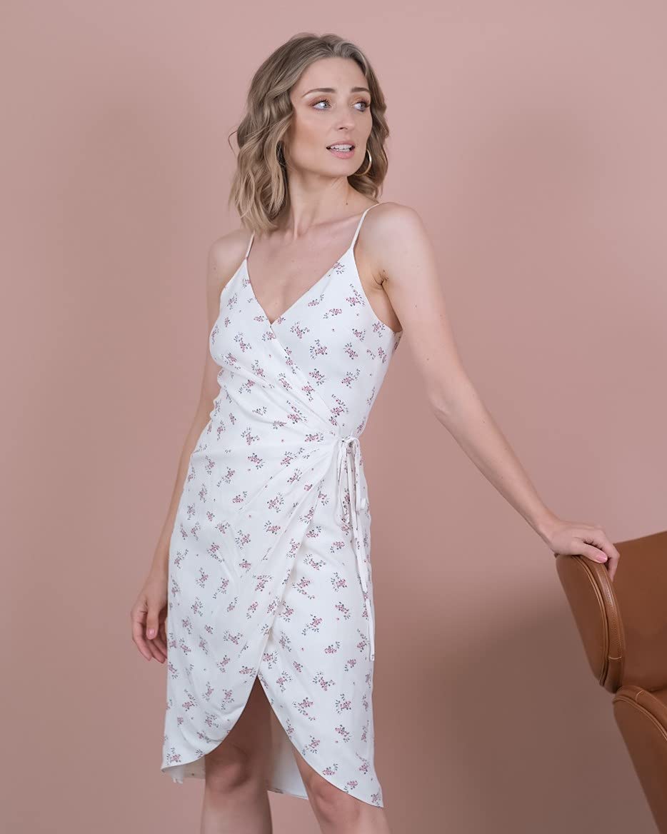 Drop Women's Wrap Dress by Olesjaswelt - Casual & Office Wear