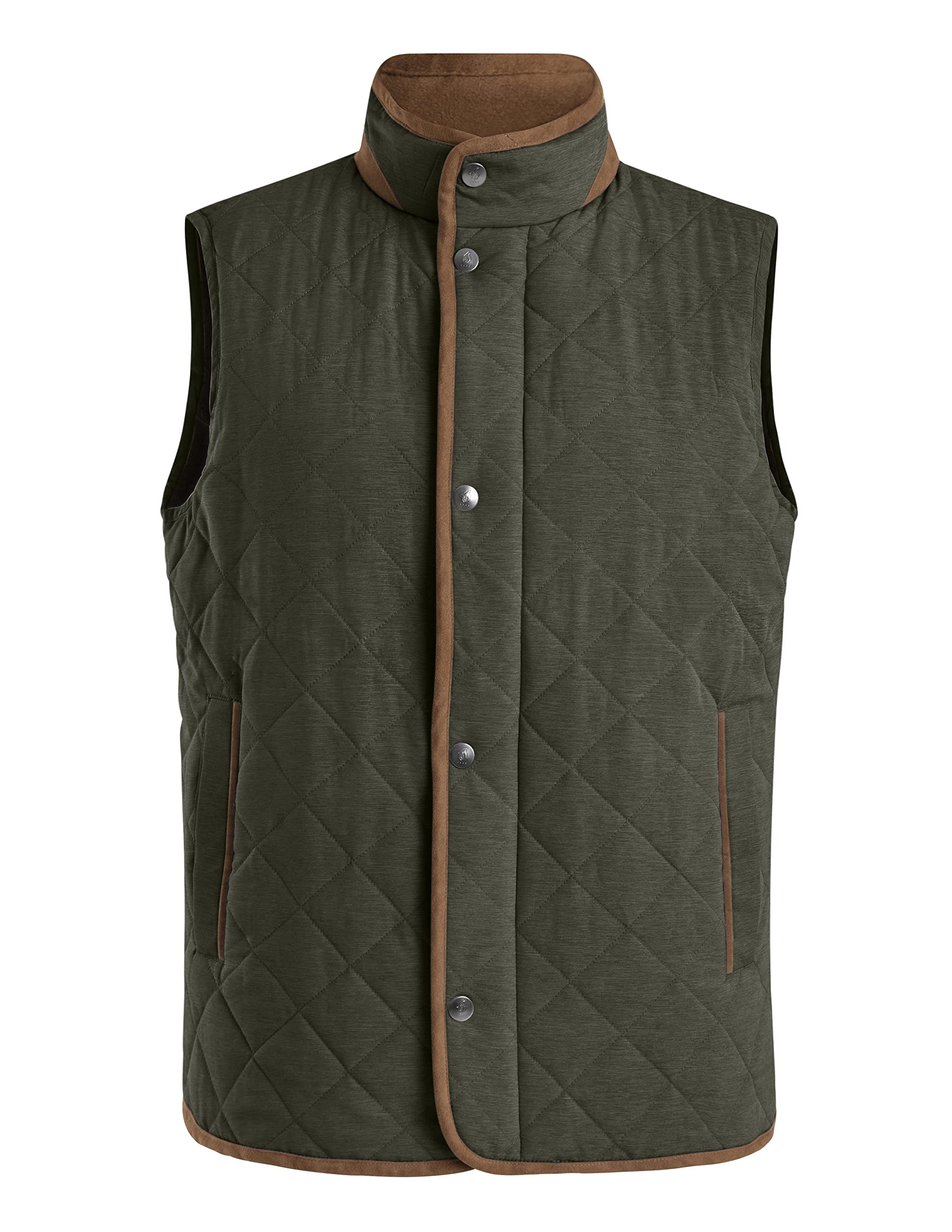 Men's Diamond Quilted Vest - Lightweight Puffer Jacket for Winter, Fall & Spring | Water-Resistant Outdoor Gear for Hiking, Camping & Casual Wear