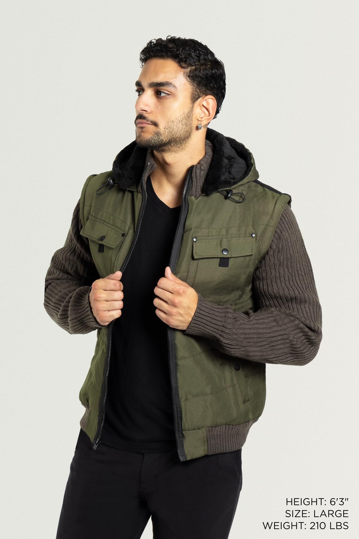 Men's Slim Fit Zip Up Cardigan Sweater - Lightweight Knit Jacket for Spring & Fall (Big & Tall Sizes) | Casual Office Wear & Layering Outfit for Men