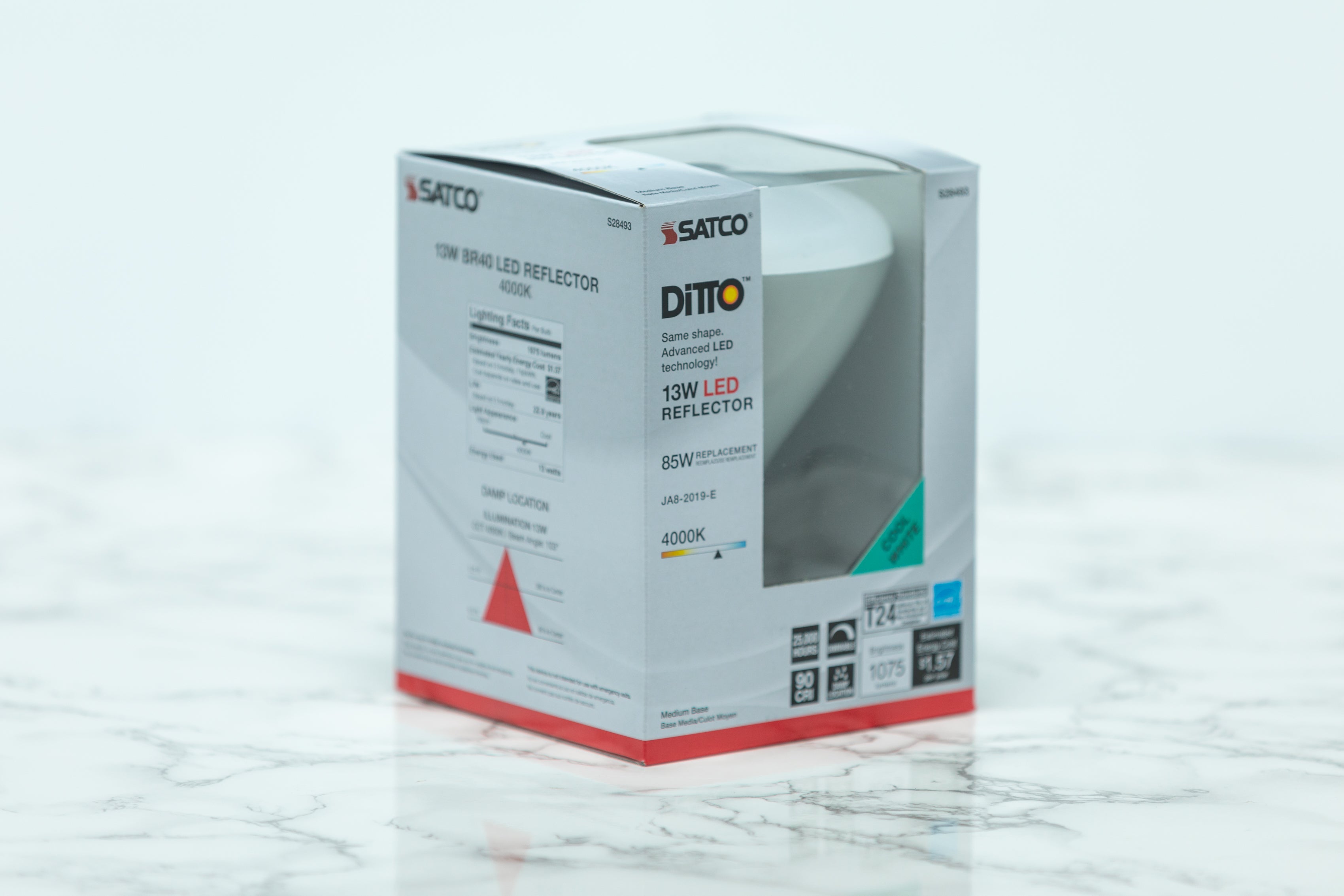Satco Recessed Can LED Light Bulb - Energy Efficient Dimmable Downlight for Home & Office Lighting - Perfect for Kitchens, Bathrooms, and Hallways