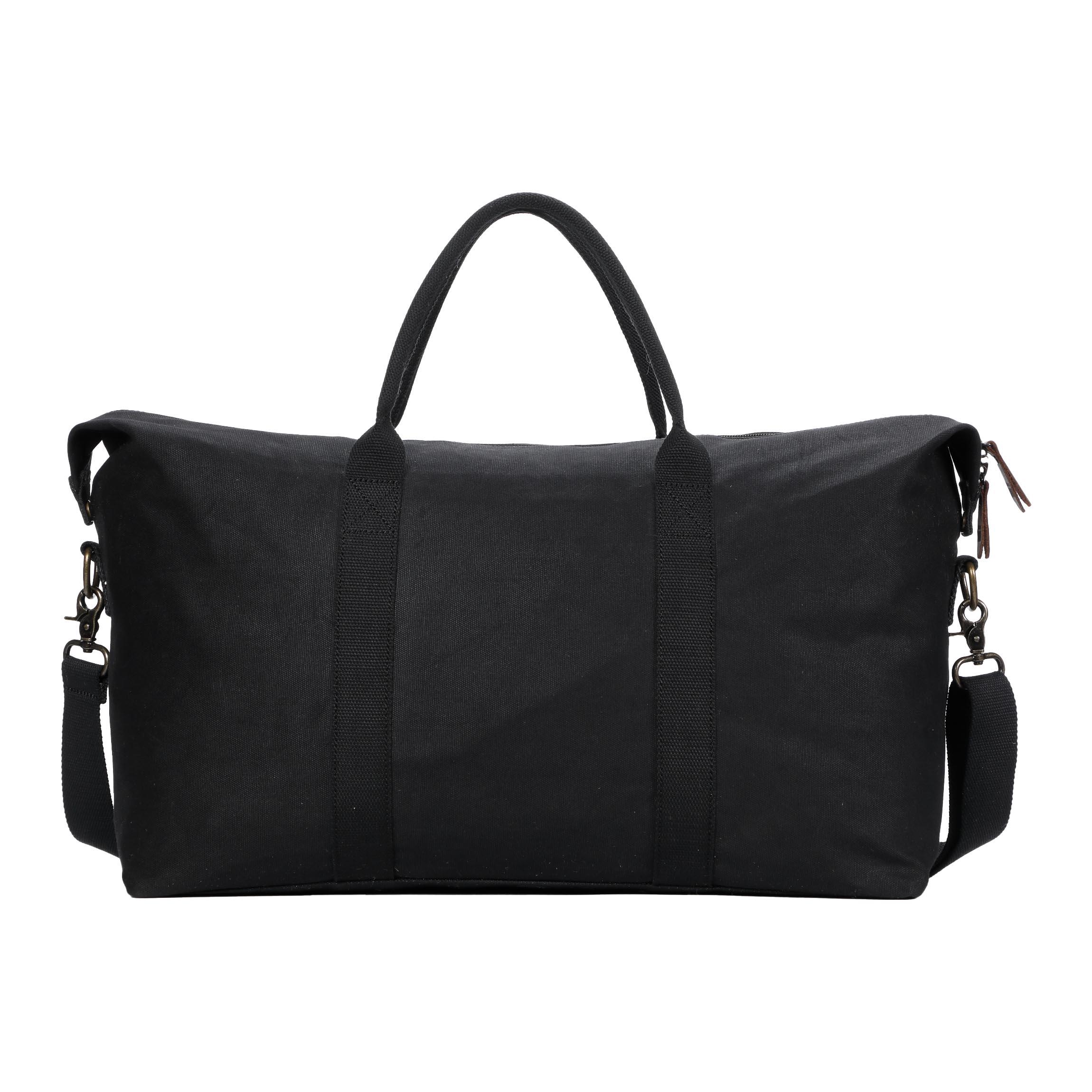 TRP0546 Troop London Heritage Canvas Holdall - Large Durable Travel Duffel Bag for Weekend Getaways & Gym Essentials
