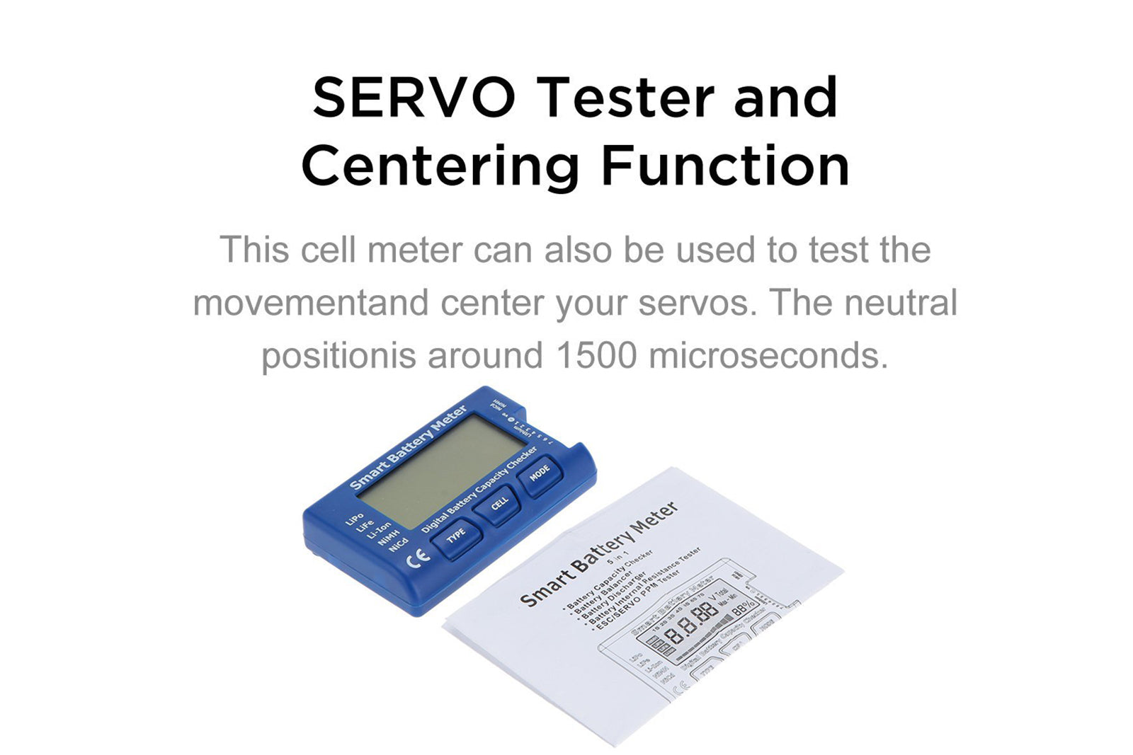 MaximalPower 5-in-1 Battery Tester - Digital Battery Checker & Intelligent Cell Meter for AA AAA 18650 Li-ion Batteries - Perfect for Home, Workshop, and Electronics Repair