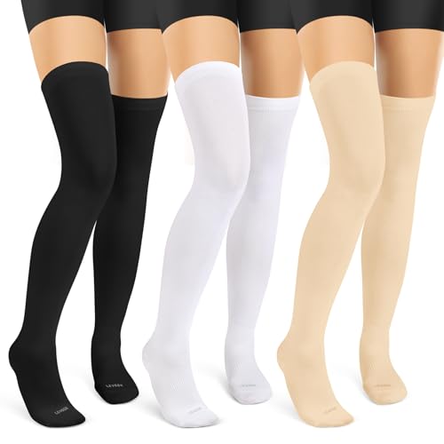 3 Pairs-black/White/Beige