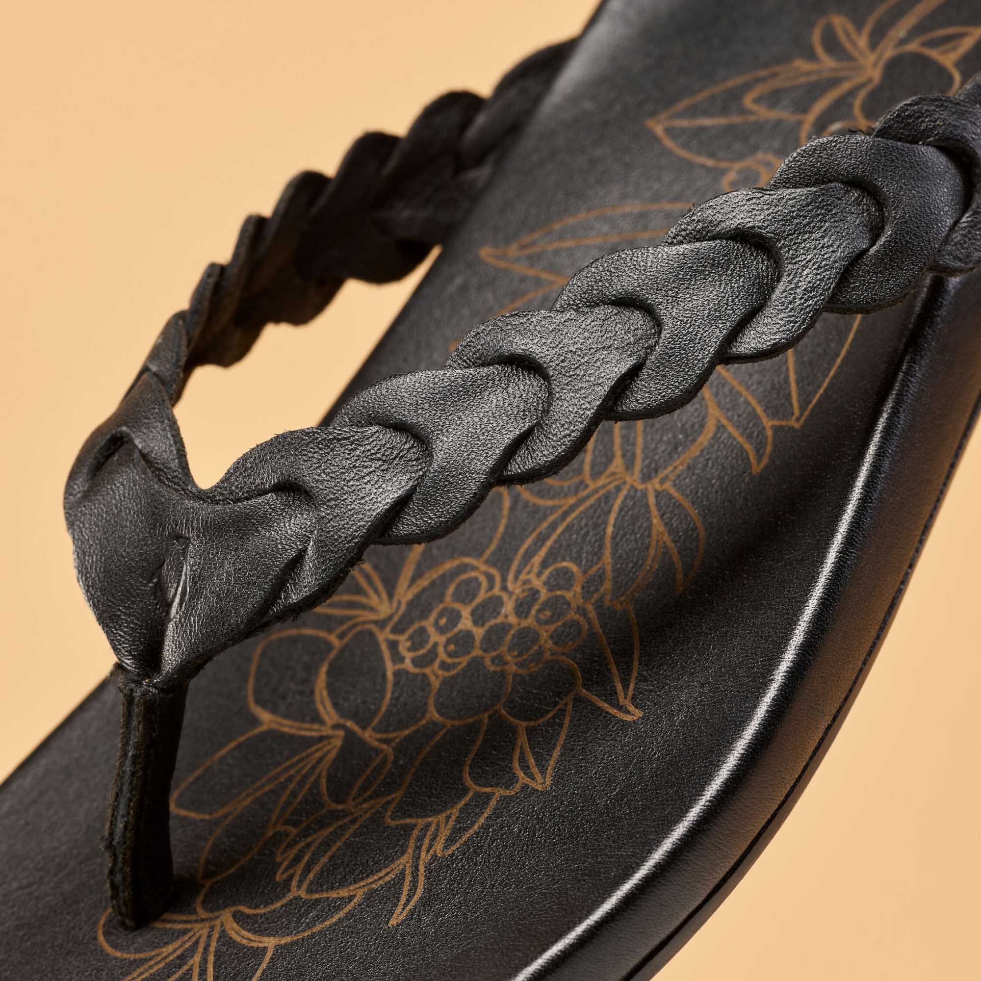 Lava Rock Women's Leather Sandals - Comfortable & Stylish Summer Footwear for Beach, Travel & Casual Outings