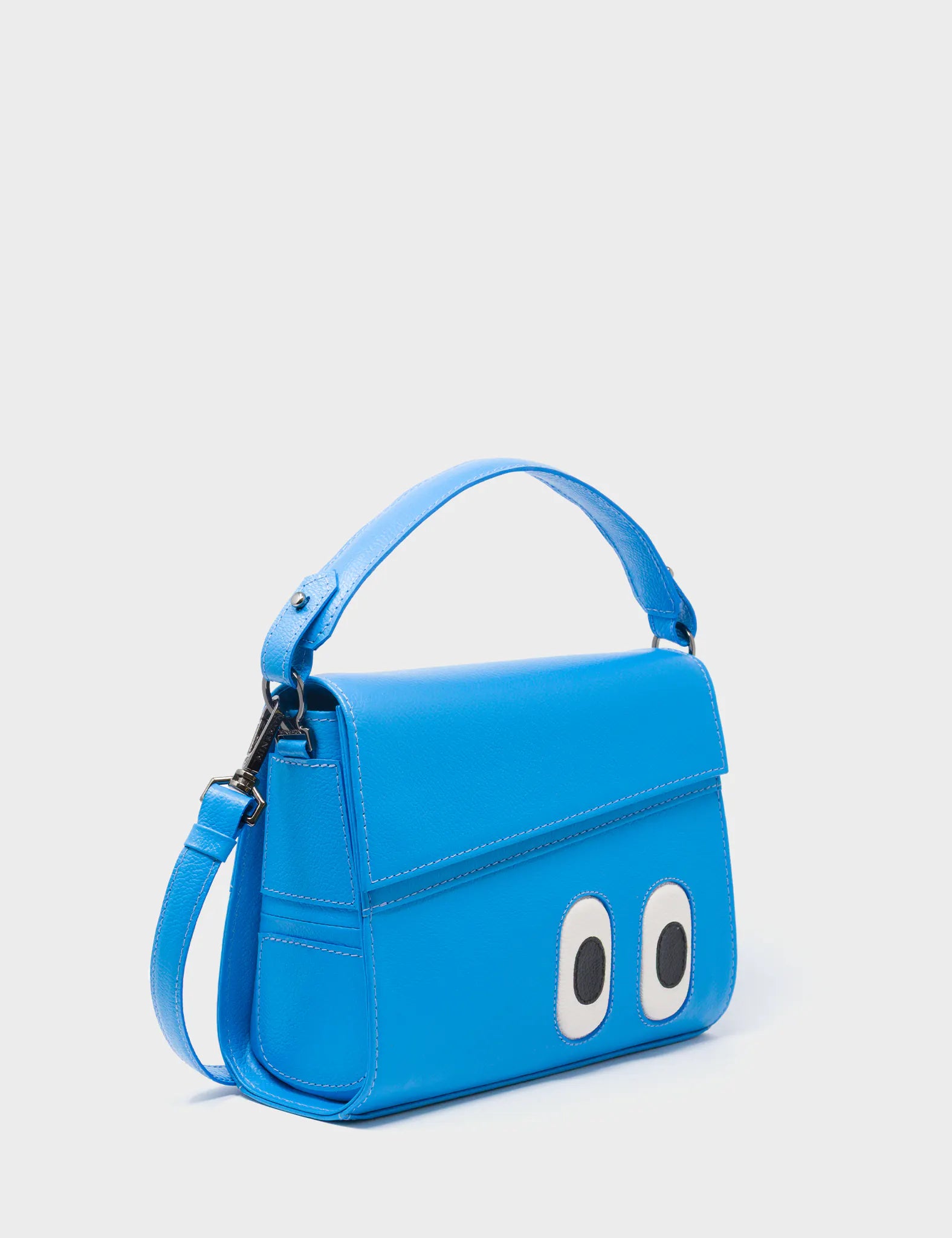 Anastasio Mini Crossbody Handbag - Genuine Leather in Ibiza Blue | Stylish & Compact Purse for Women | Perfect for Travel, Shopping & Everyday Use
