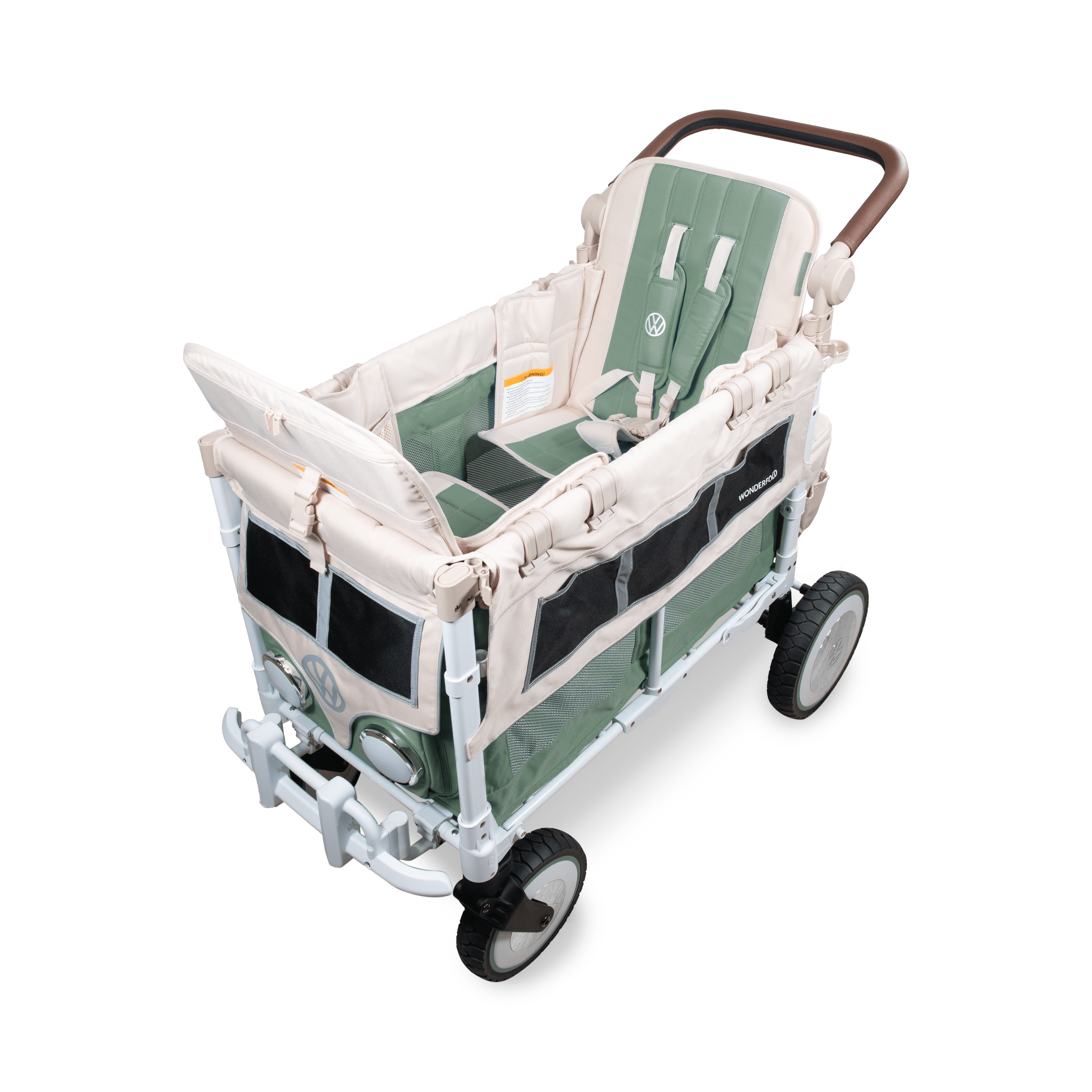 Wonderfold Wagon W2 - 2 Seater Foldable Stroller Wagon for Kids, Beach, Park & Outdoor Adventures | Perfect for Family Outings, Shopping & Travel