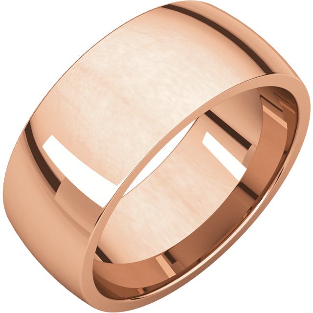 14KT Gold 8MM Comfort Fit Wedding Band for Women - Elegant Lightweight Design for Everyday Wear, Anniversary Gifts & Bridal Jewelry