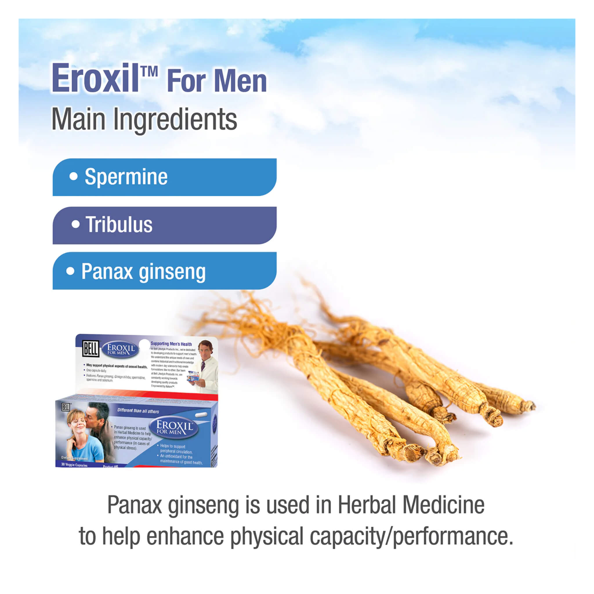 Eroxil Male Enhancement Supplement - Natural Performance Booster for Men | Improve Stamina & Vitality | Perfect for Workouts & Intimate Moments