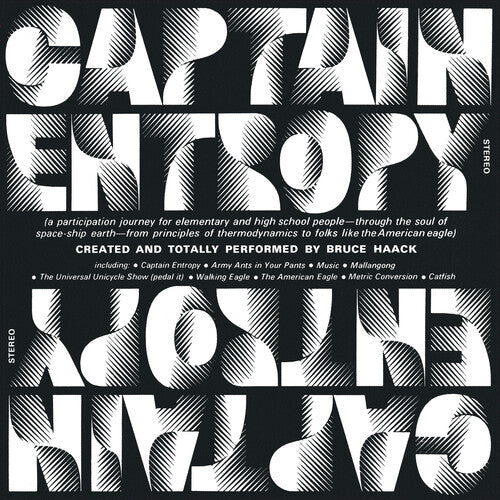 Bruce Haack 'Captain Entropy' Clear Vinyl LP Record - Limited Edition Collector's Vinyl for Music Enthusiasts & Retro Music Lovers - Perfect for Home Listening, DJ Sets & Vintage Record Collections