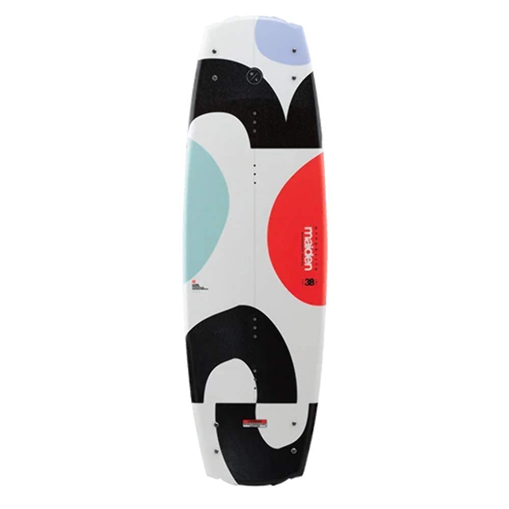 Hyperlite Maiden Women's Wakeboard - White/Black 138cm - Lightweight & Durable for Wakeboarding, Water Sports & Lake Adventures