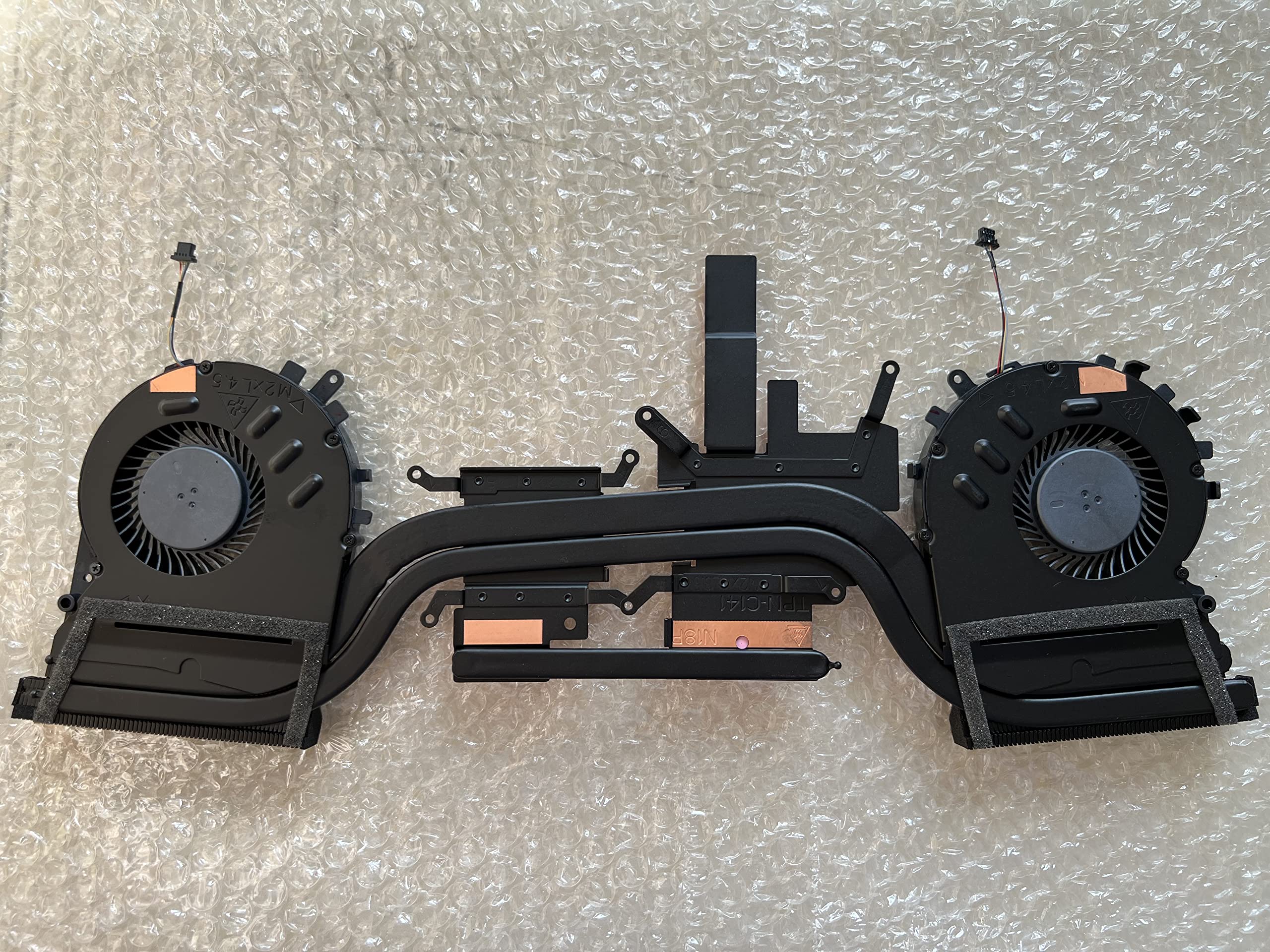 Original HP Pavilion 15-DK 15T-DK Cooling Fan Replacement - Dual Fan Heatsink Assembly L57170-001 - Compatible with HP Laptop Models - Perfect for Gaming & Overheating Prevention