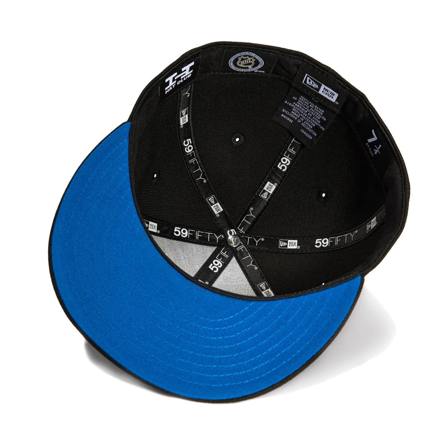 New Era 59Fifty New York Rangers Team UV Protection Baseball Cap - Black | Official NHL Licensed Snapback Hat for Men & Women | Perfect for Baseball Games, Outdoor Sports & Fan Collections