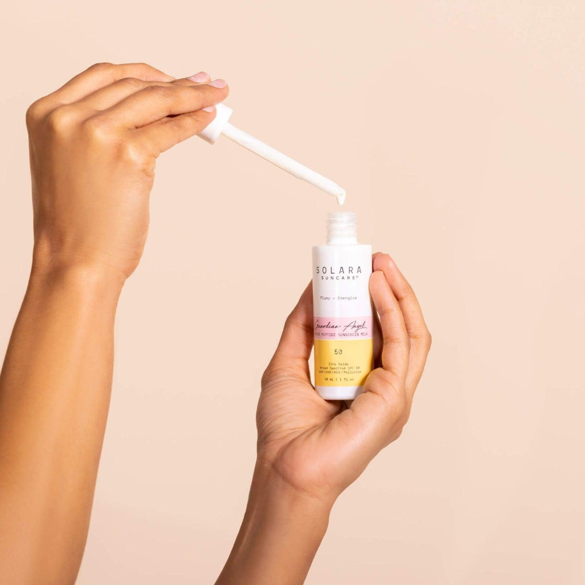 Guardian Angel Super Peptide Sunscreen Milk SPF 50 PA+++ - Broad Spectrum UVA/UVB Protection, Anti-Aging & Hydrating Face Sunscreen for Daily Use - Perfect for Beach, Outdoor Activities & Everyday Skincare Routine
