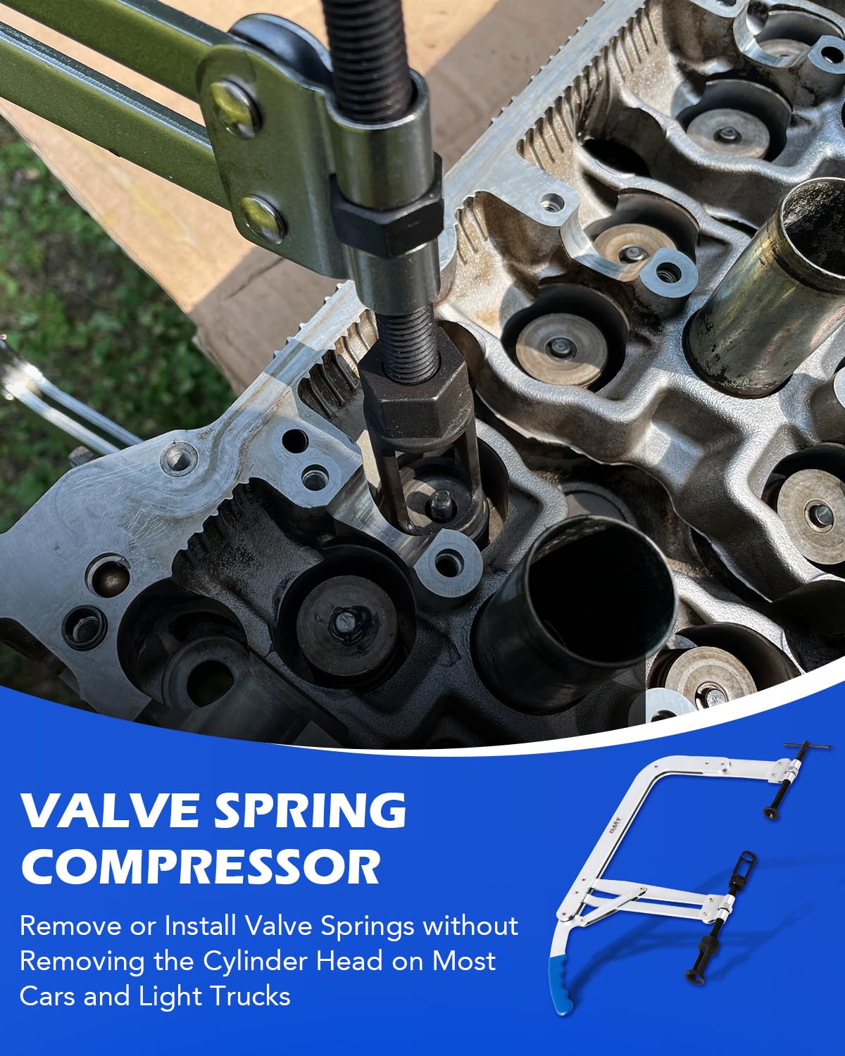 Orion Motor Tech Universal Valve Spring Compressor Tool with 1