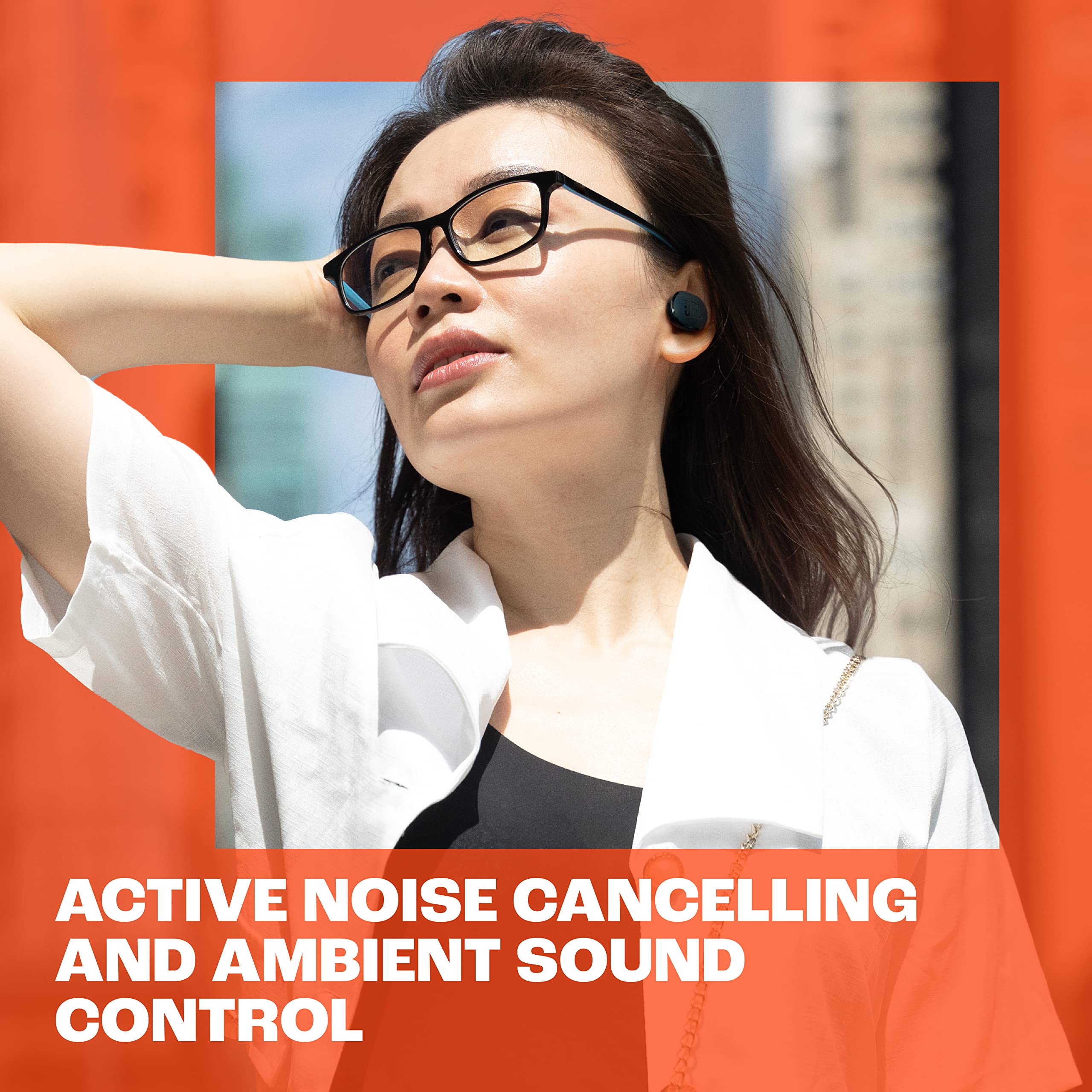 JBL Tune Buds - Premium True Wireless Earbuds with Active Noise Cancelling (ANC), Bluetooth 5.0, 32H Playtime, IPX4 Waterproof - Black (Renewed) - Perfect for Workouts, Commuting & Travel