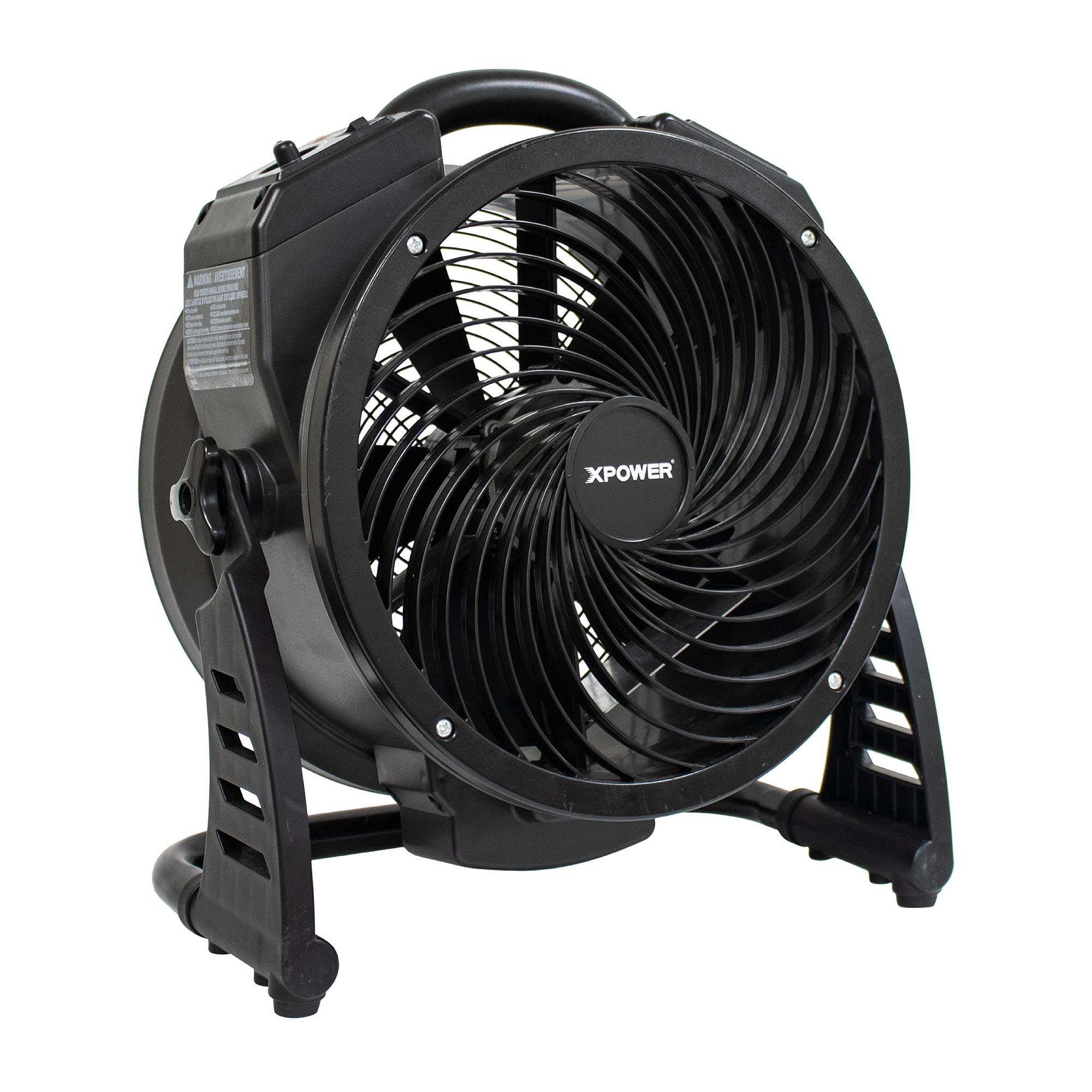 XPOWER M-25 Commercial Ozone Generator Fan - High Capacity Air Mover with Ozone Sanitization for Large Areas - Odor Removal & Air Purification for Warehouses, Gyms, and Restaurants