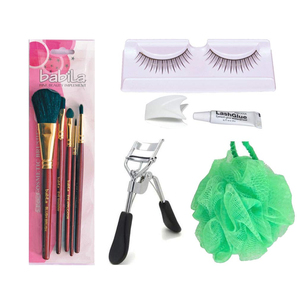 Professional Multipurpose Beauty Accessories Kit for Women & Girls - Makeup Brushes, Sponges & Tools Set by Janvi Enterprises - Perfect for Home, Travel & Salon Use