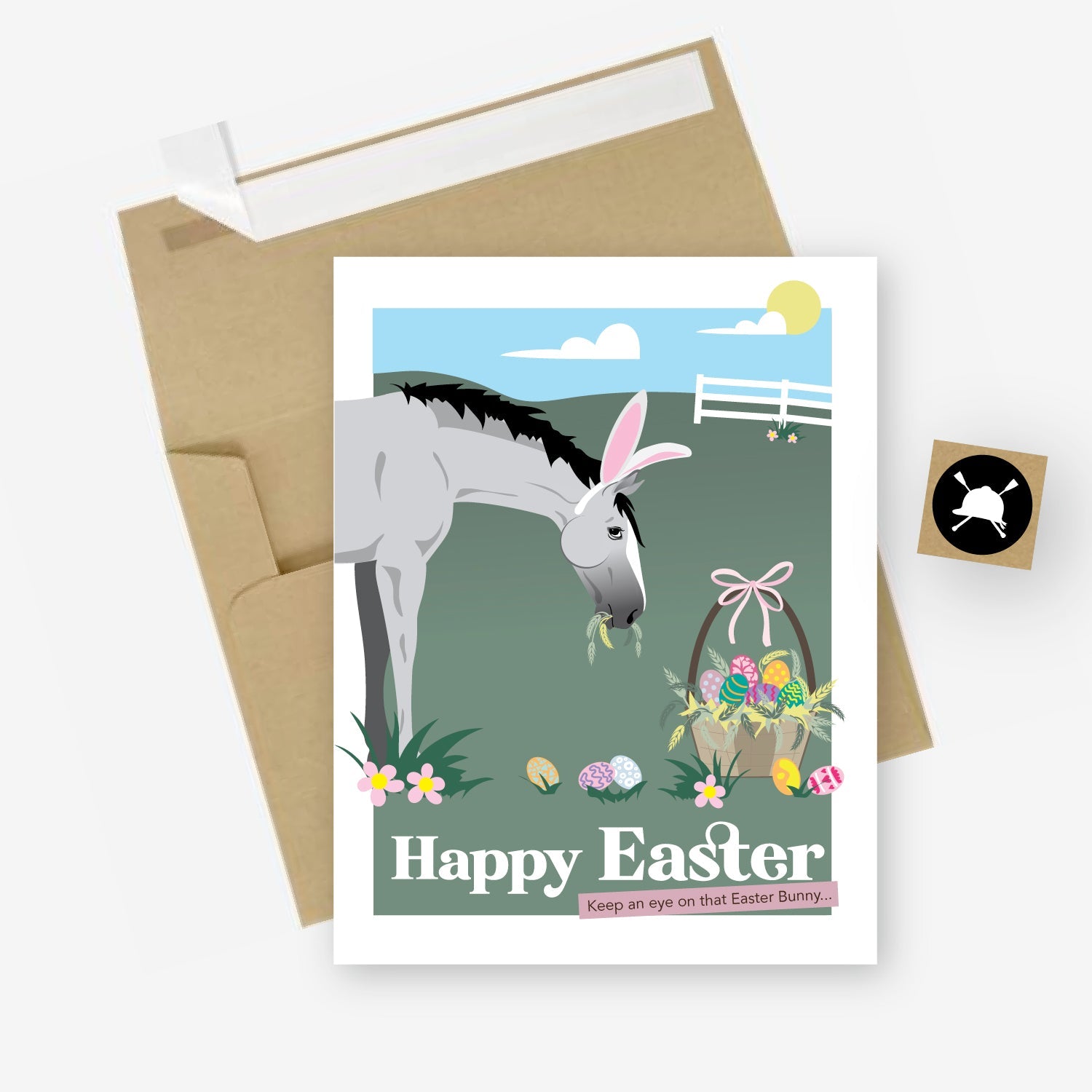 Happy Easter Decorations - Easter Bunny & Egg Themed Party Supplies for Home, Office & Classroom Decor - Perfect for Easter Celebrations & Spring Festivities